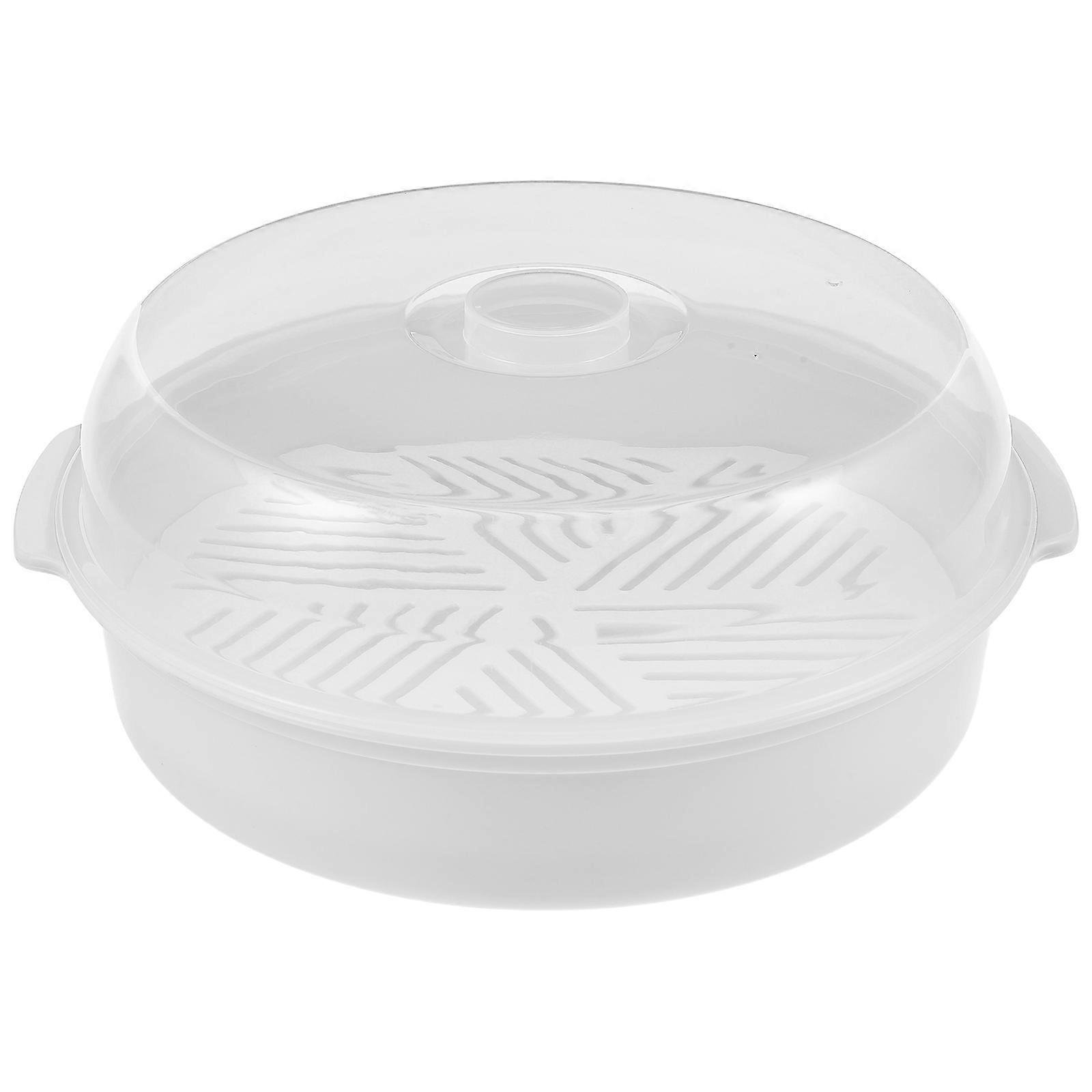 Vegetable Steamer Microwave Steamer for Cooking 3Pcs Set with Lid