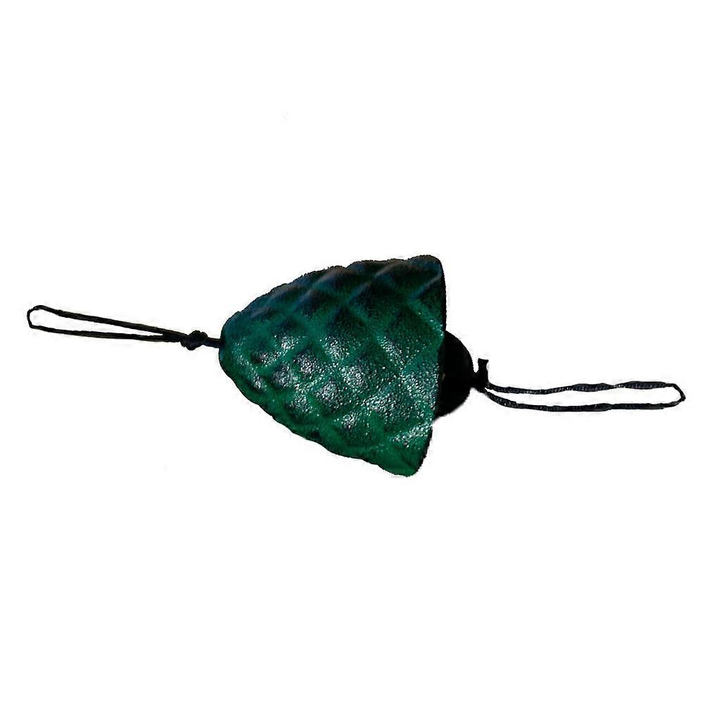 Green Pine Cone Wind Chime Cast Iron Windchime for Decoration 2Pcs