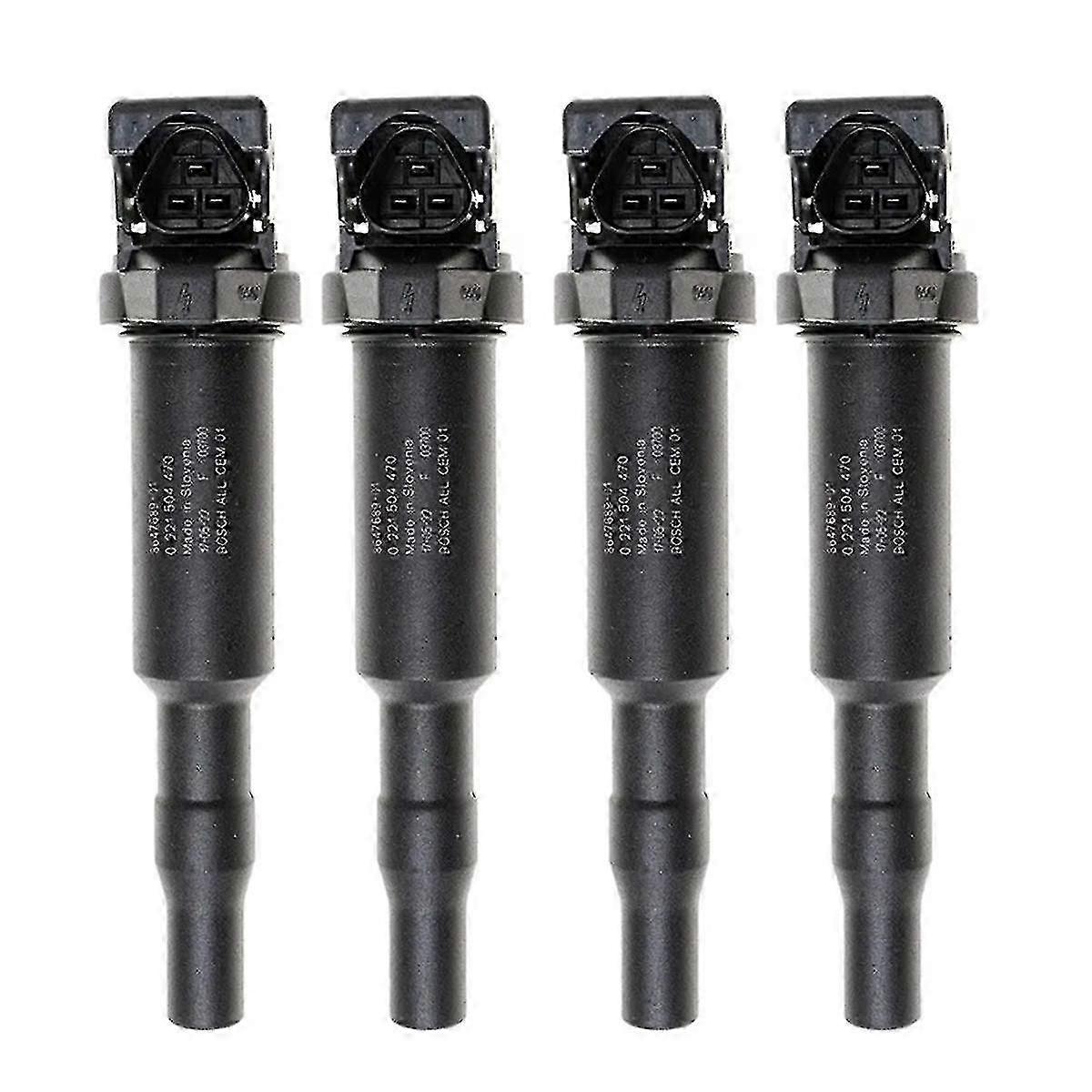 For 4 Pcs For E46 E60 E85 E90 Ignition Coils With Spark Plug Connector 12138657273 12137594937