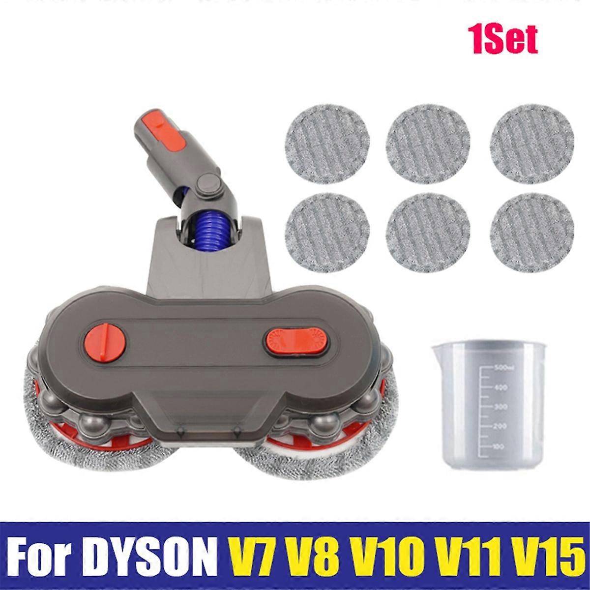 For Dual Rotating Motors with 6 Pieces Washable Mop Pads
