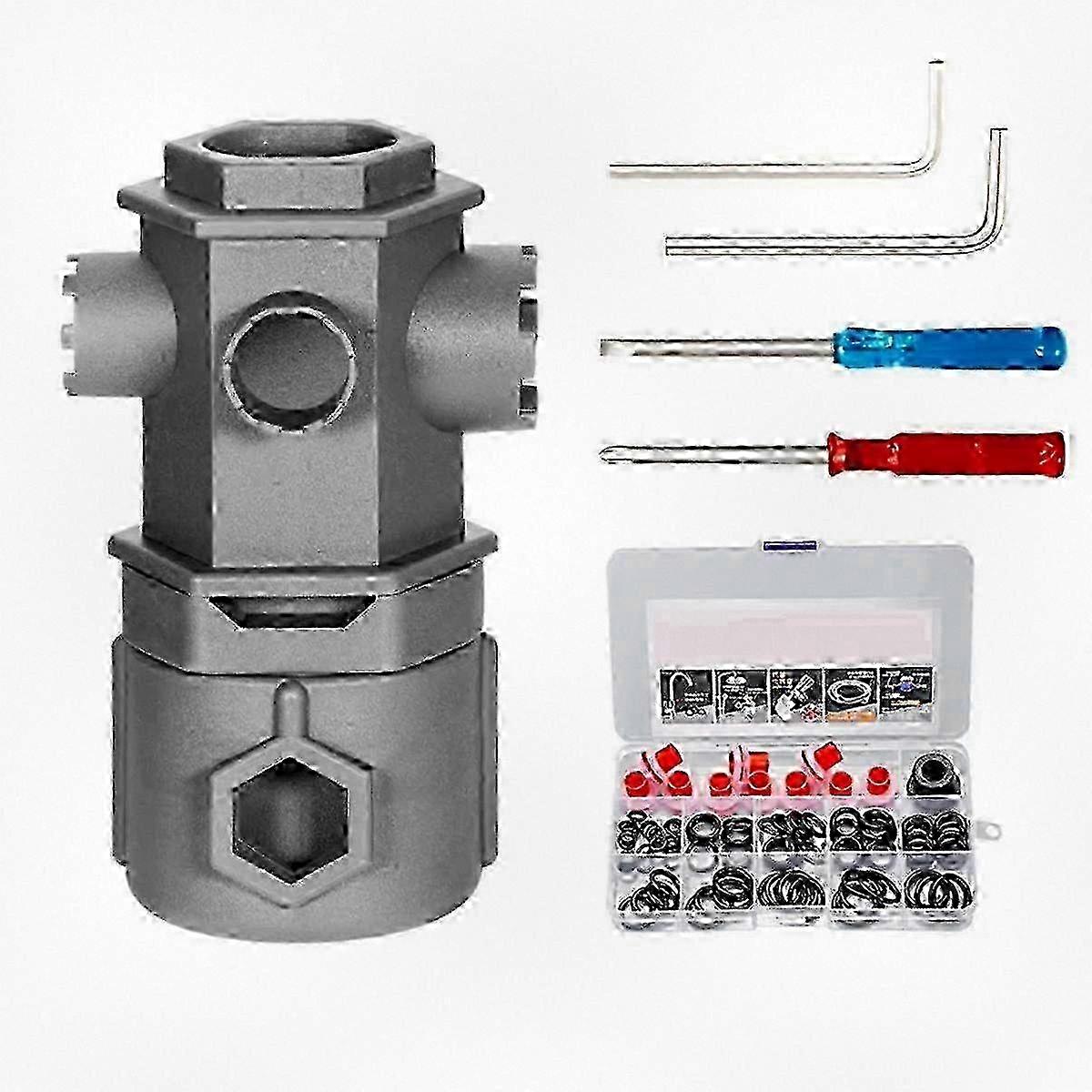 16-in-1 Multi-Function Wrench Set for Faucet Repair, Sink Valve Maintenance, and Plumbing Tool Kit with Angle Valve Core Extractor, Home Kitchen Essen