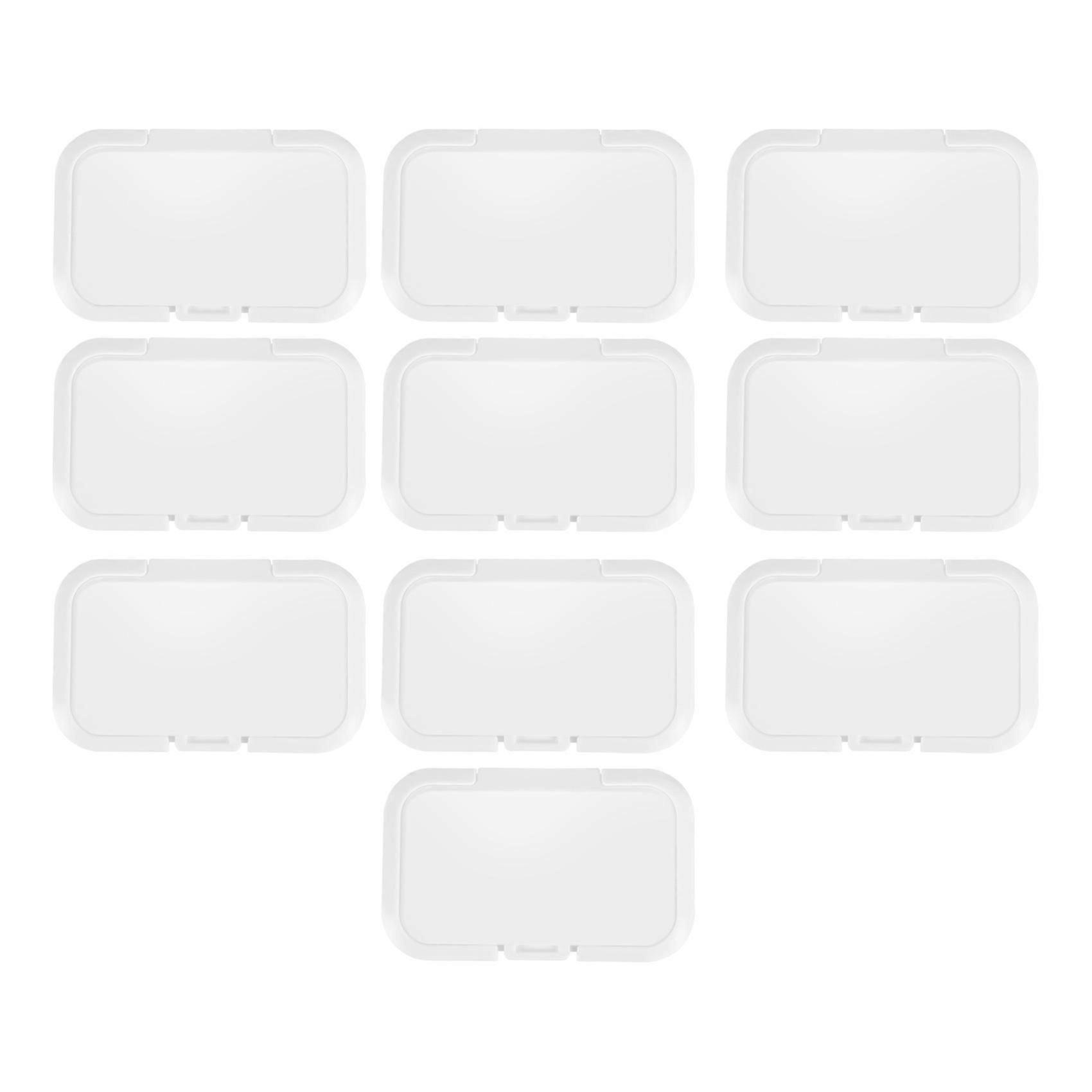 10 قطع قابلة لإعادة الاستخدام الطفل مناديل غطاء الطفل المبللة غطاء المناديل مربع غطاء الورق الرطب