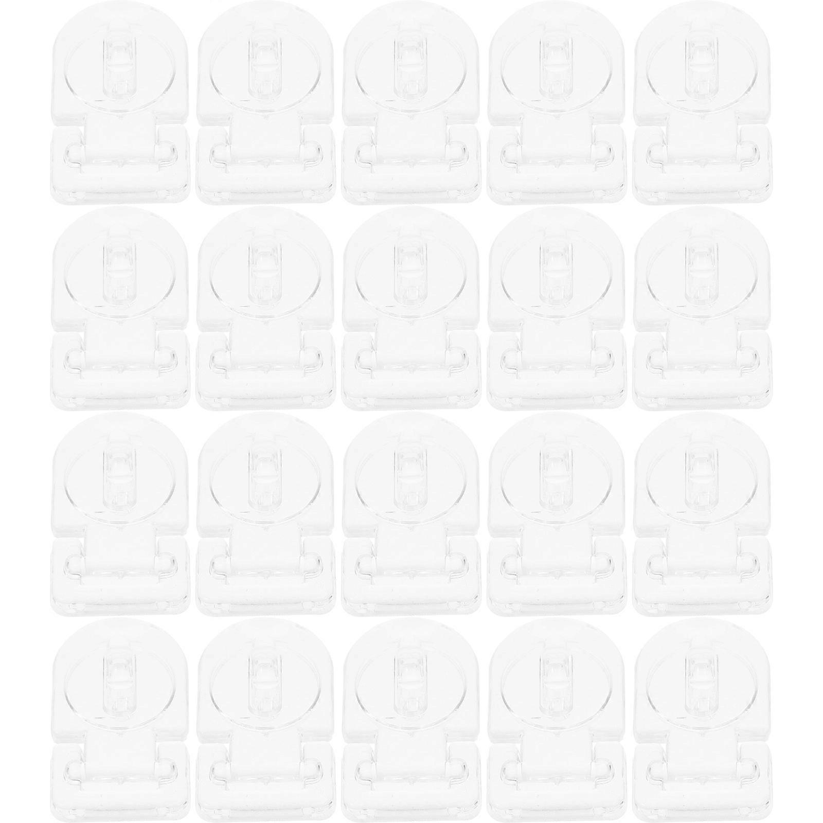 Acrylic Jewelry Box Hasp Buckles for Locking Transparent 10Pcs Small Box Latches