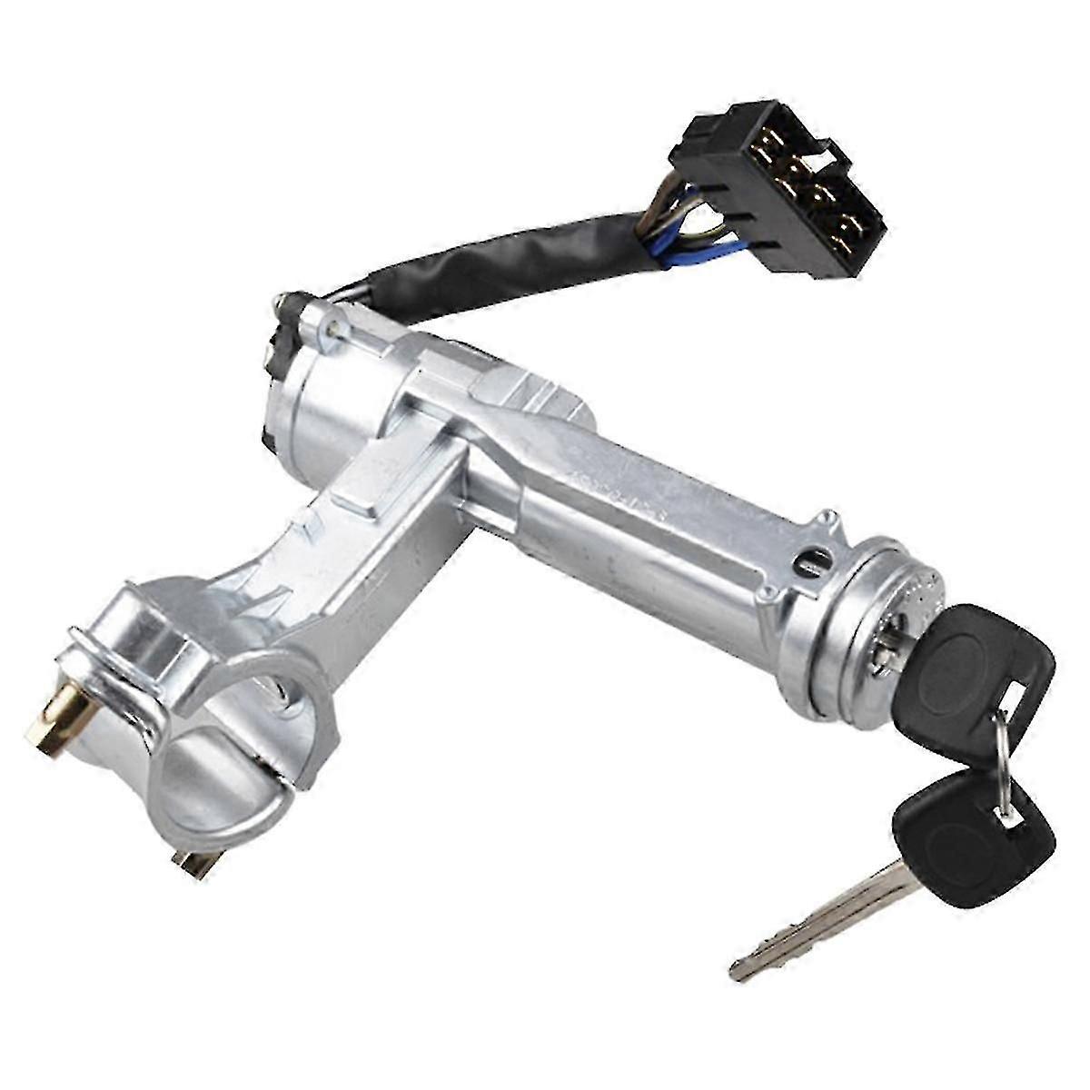 Car Ignition Switch Assembly Door Lock Set with 2 Keys 45280-12110 69057-12090 Compatible with toyot