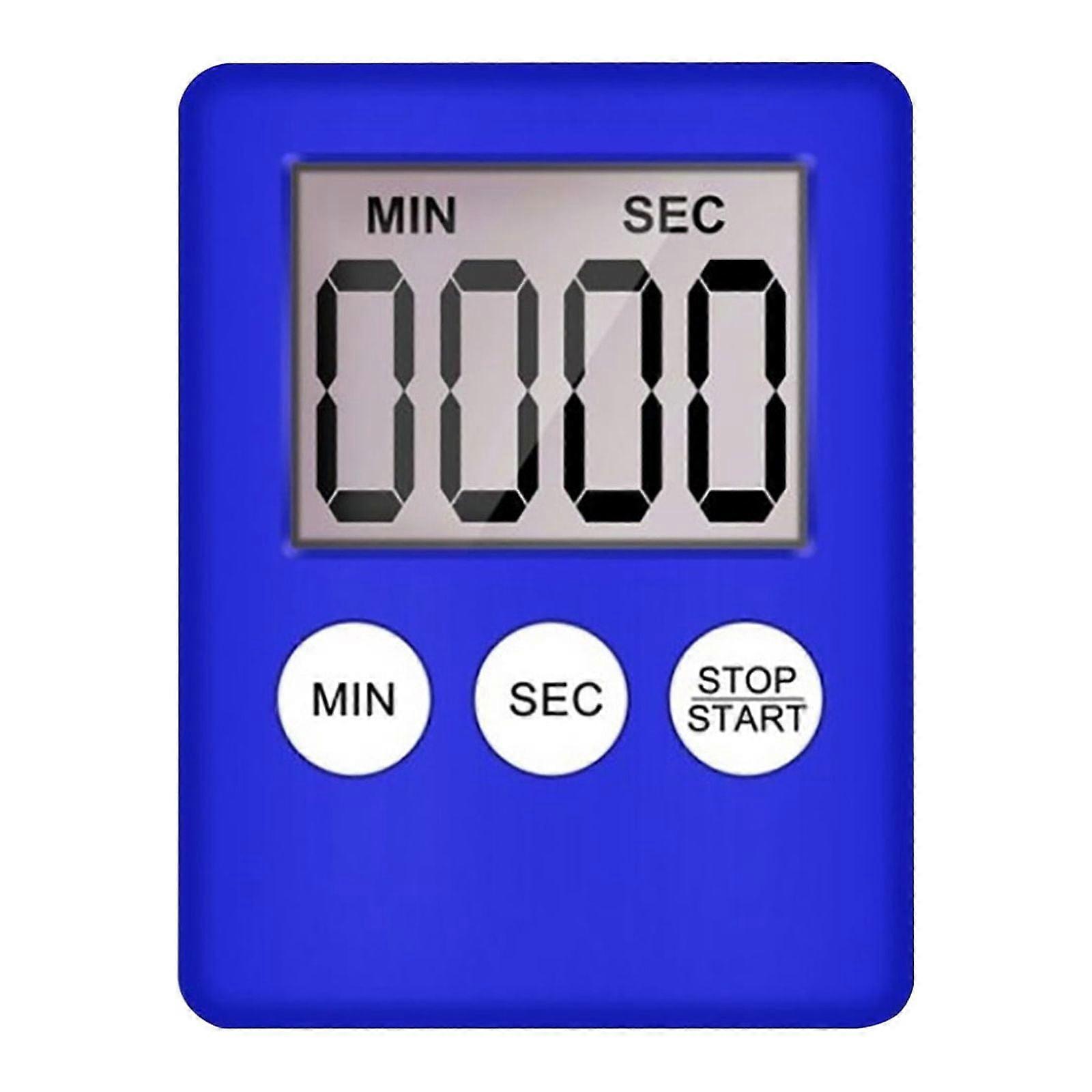 WRXMIJNHGSA Clock Large Digital LCD Kitchen Cooking Timer Count-Down Up Clock Alarm Magnetic