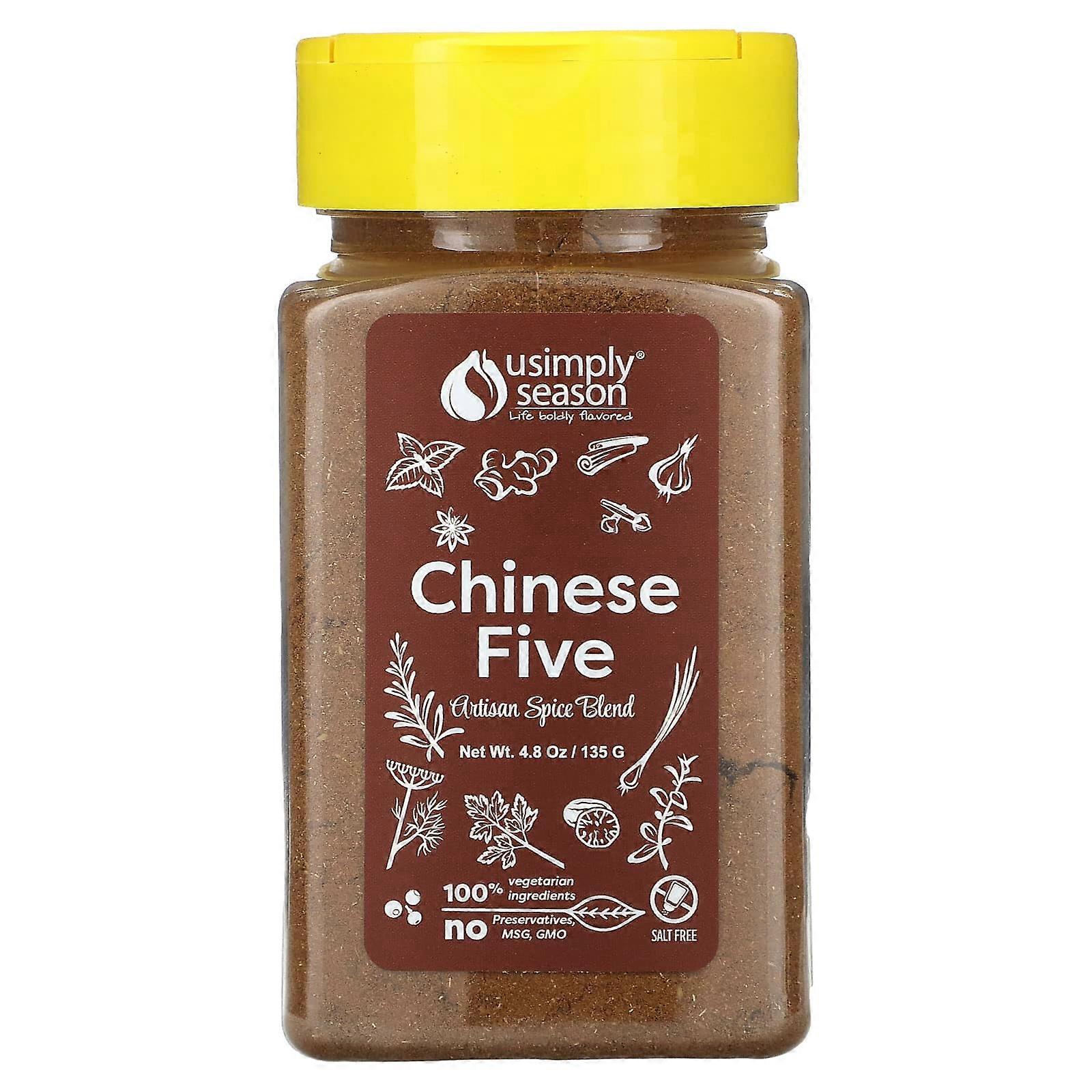 Artisan Spice Blend, Chinese Five, 4.8 oz (135 g)