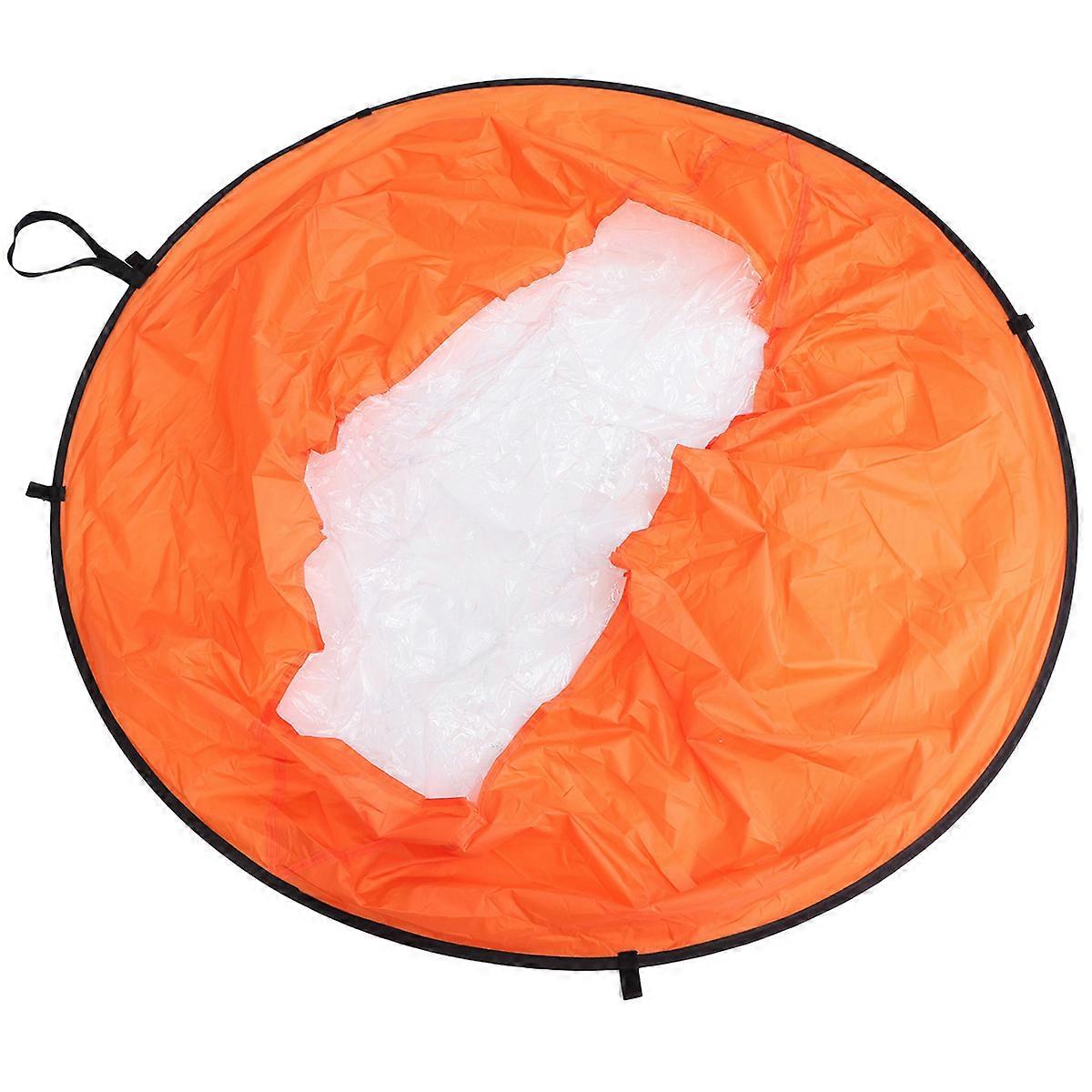 Portable Canoe Wind Paddle PVC for Kayak Use 1Pcs Orange Paddle Accessory