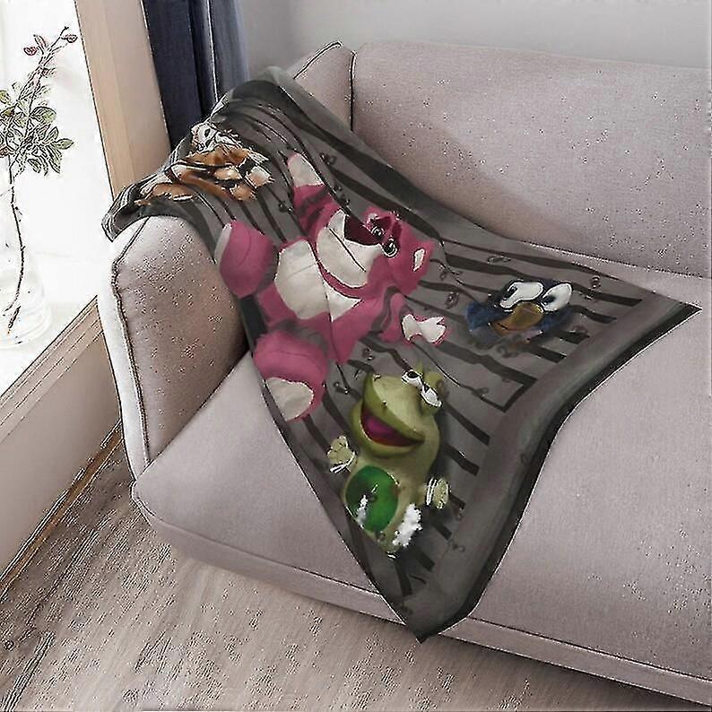 jo988 Blanket Custom Name Lotso Blanket Soft Gift Blanket Home Decoration Sofa Blanket Bedding Living Room