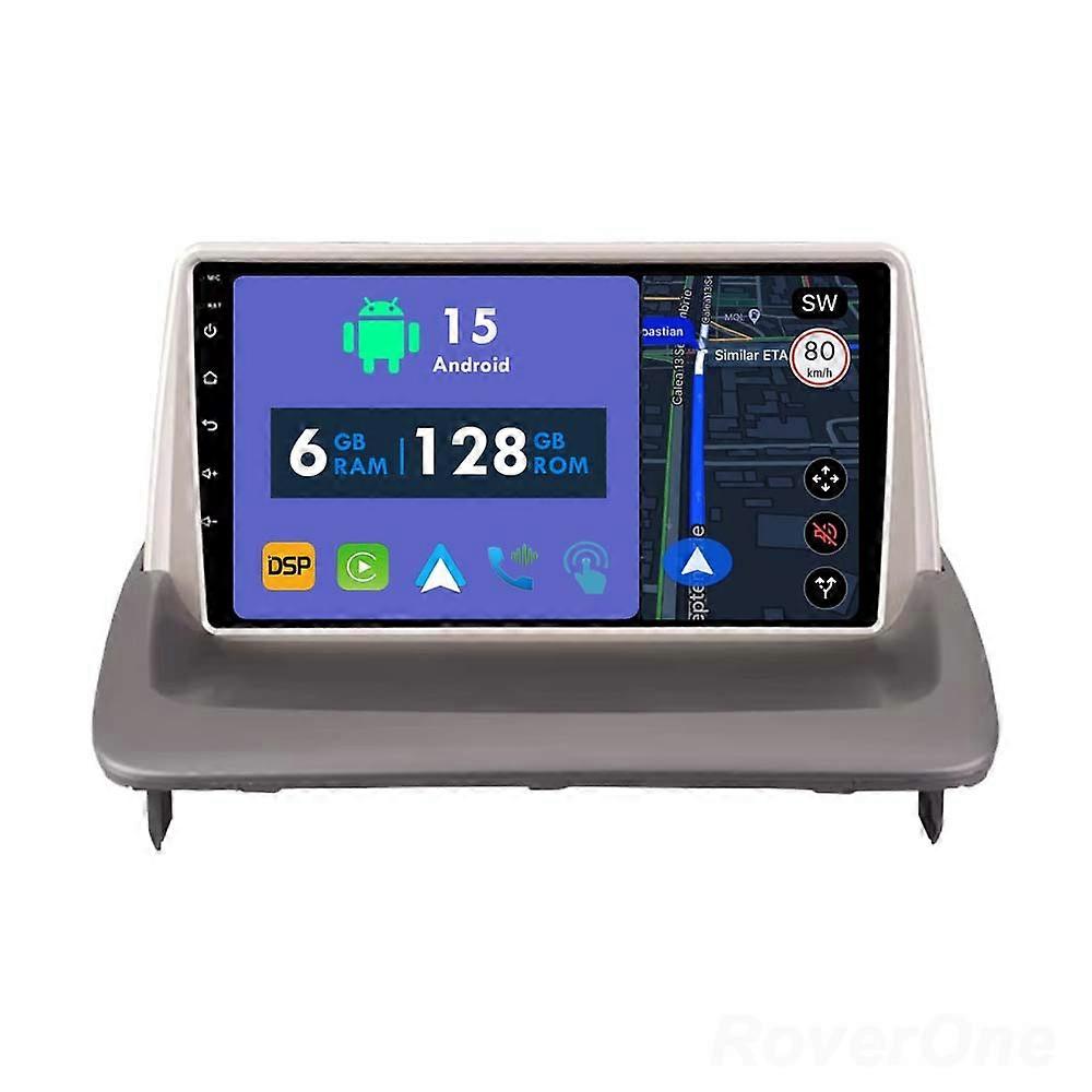 Car Radio 6G+128G CarPlay GPS Navigation Head Unit for Volvo C30 S40 V50 C70 2004 - 2012 Android Auto Bluetooth Stereo Touch Screen
