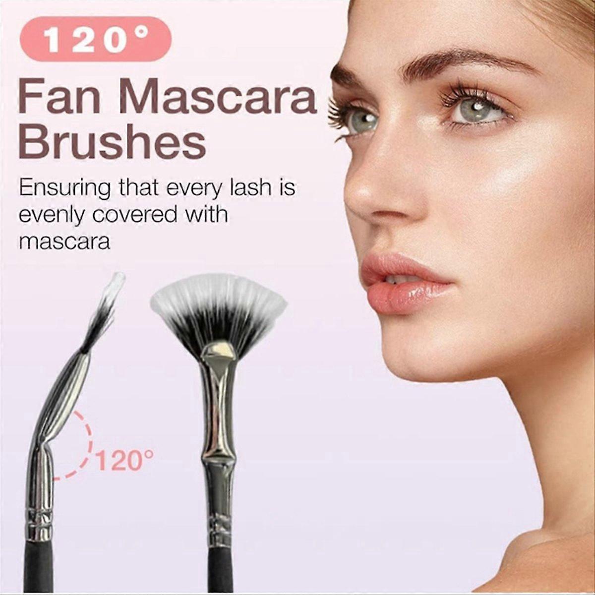 Scalloped Lash Brush, for Upper Lower Eye 4pcs