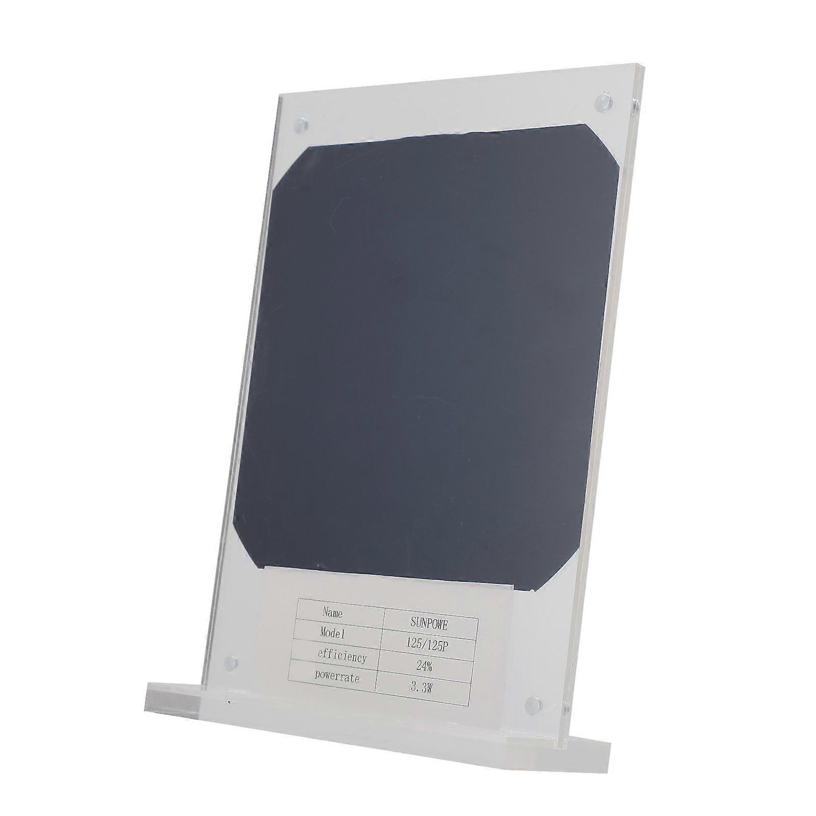 Mini Solar Panel 3.3W Monocrystalline Silicon Acrylic Portable Solar Panel for Science Project School Teaching 