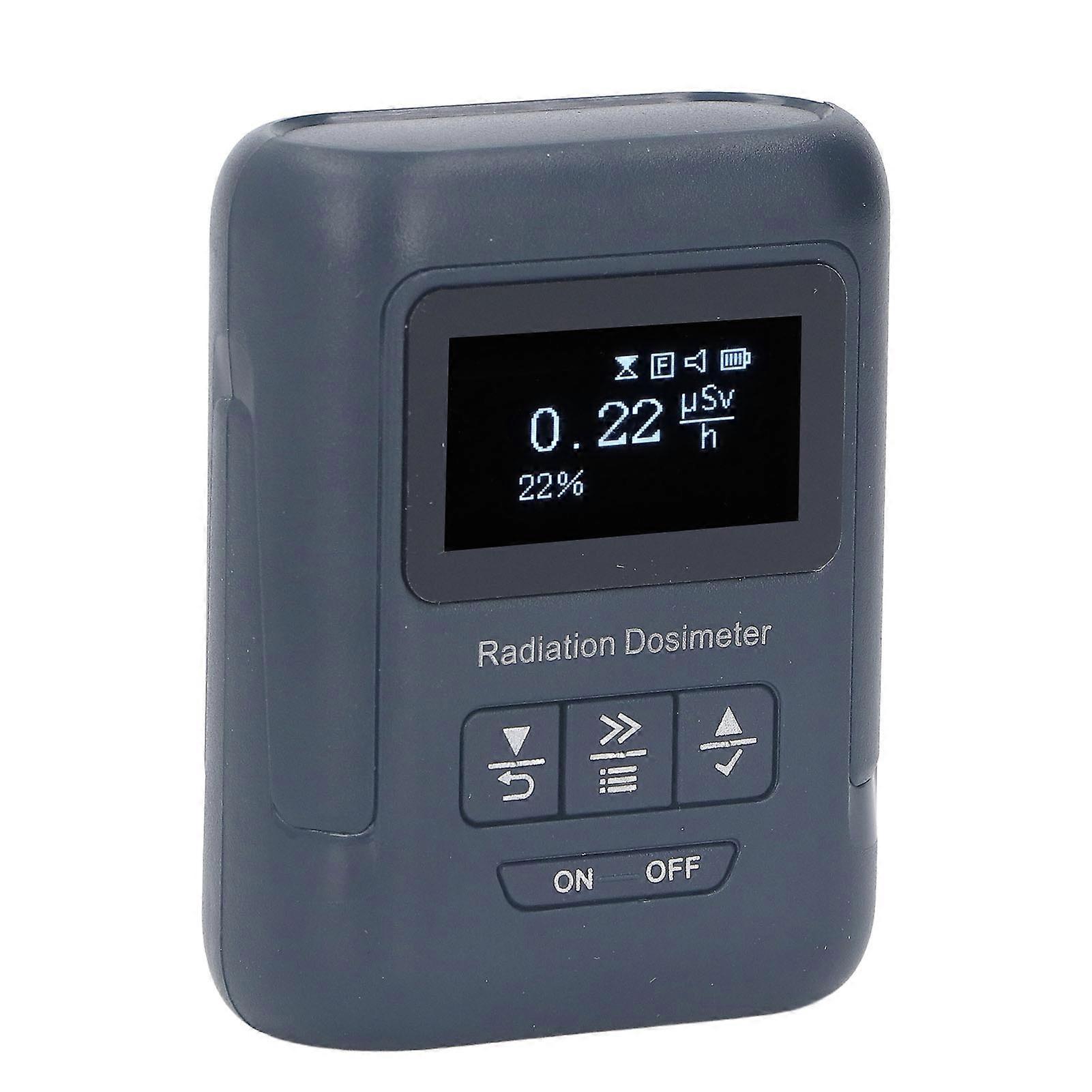 Radiation Detector Nuclear Monitor Dosimeter Geiger Counter Alpha Beta Gamma X Ray Tester Portable Dose Alarm 