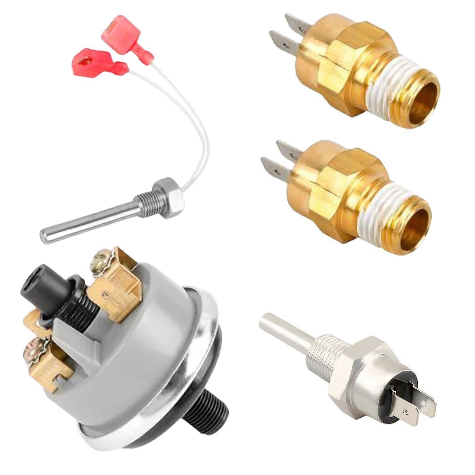 Effective DIY Swimming Pool Heater Repair Set With Seals, Connectors, and Thermostat Switch for DIY Maintenance Multicolor