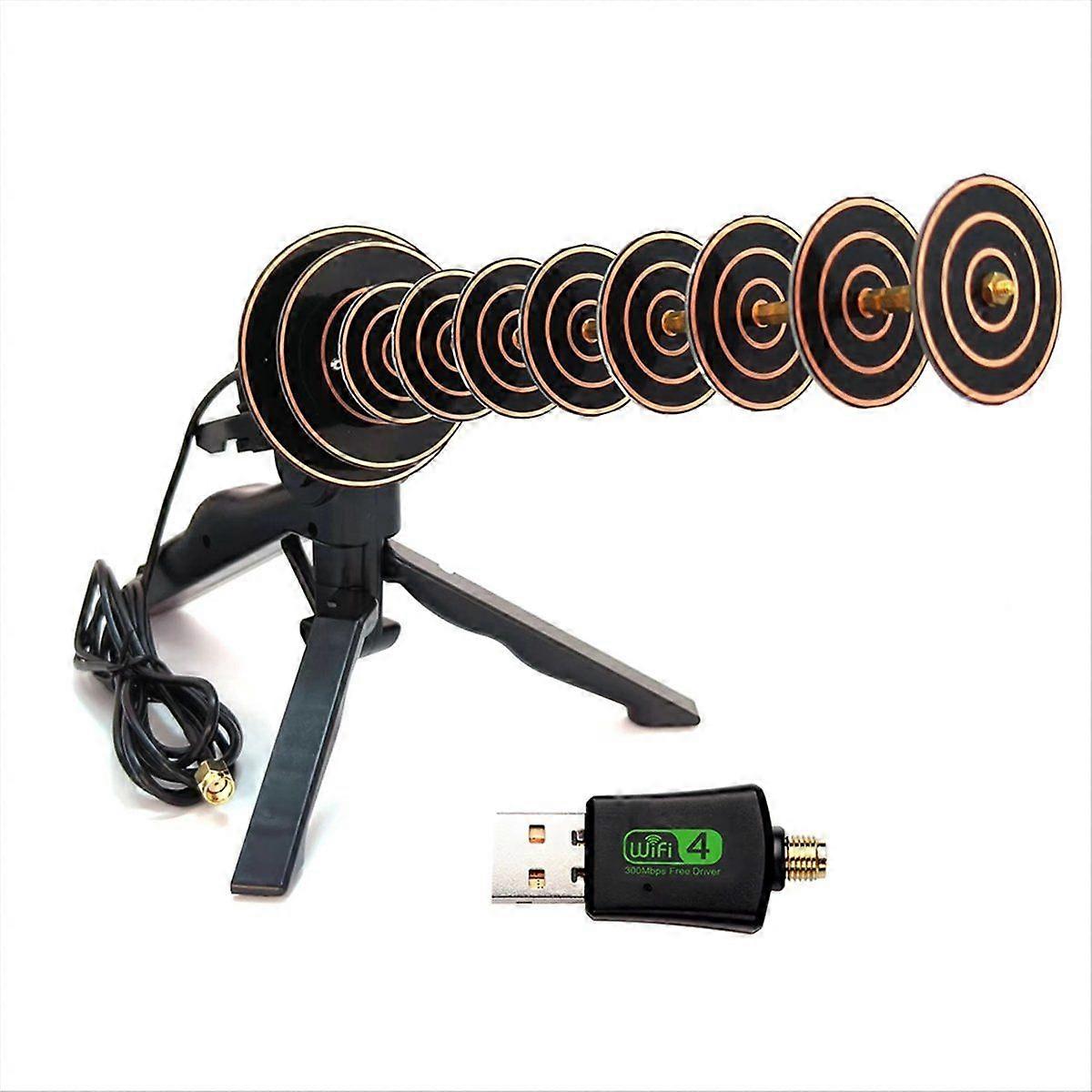 16dBi 2.4GHz WIFI Directional Antenna USB Wireless Network Card Receive or Transmit Signal for Lapt