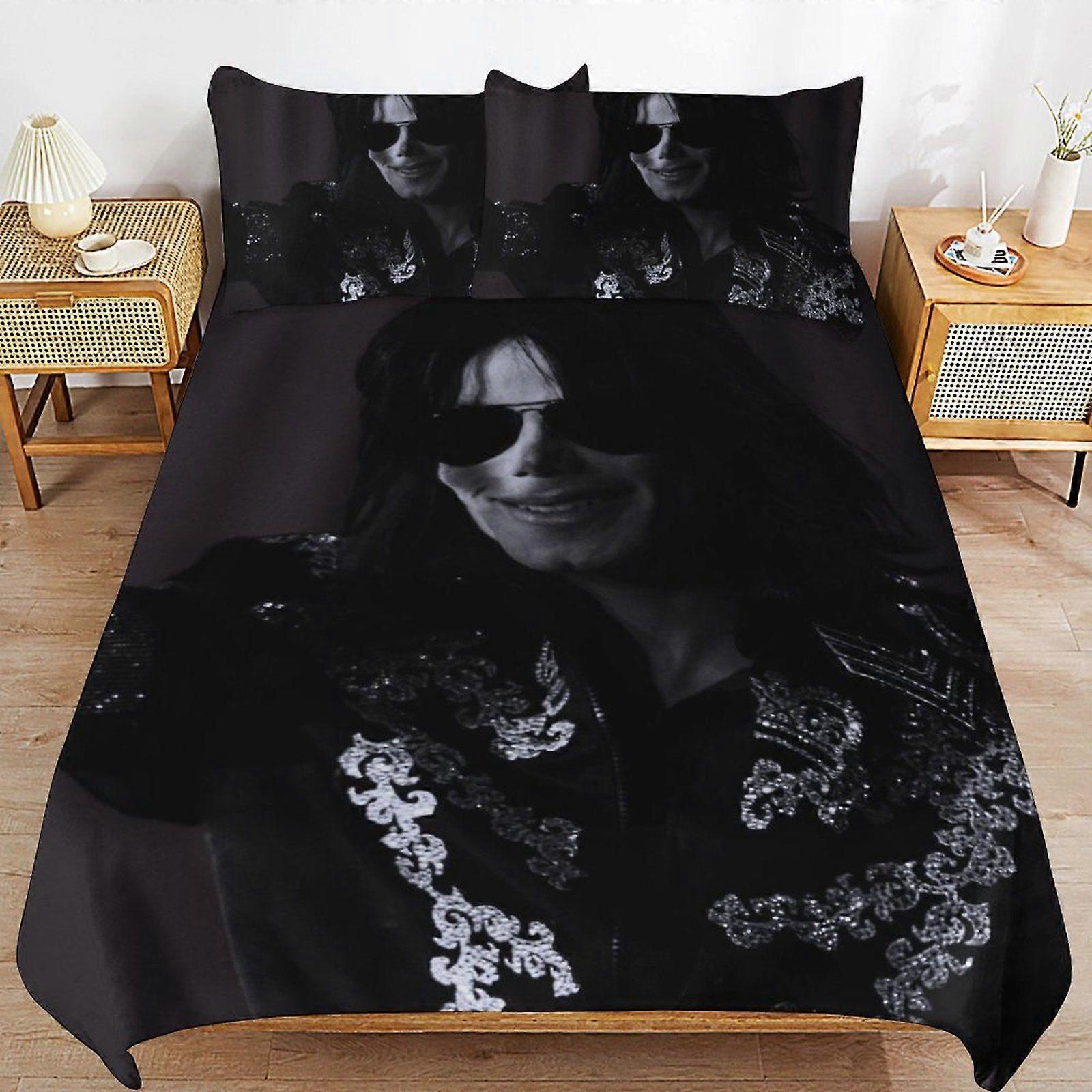 u157 Michael Joseph Jackson Gentle Touch Easy Maintenance Machine Friendly Soft Layer Duvet Cover Sets Bedroom Addition n157