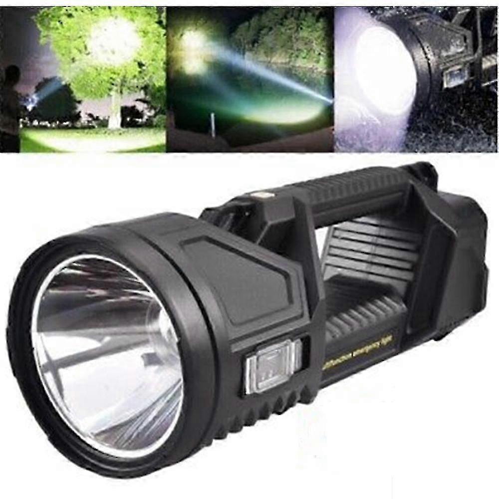 Portable searchlight for emergencies with strong beam