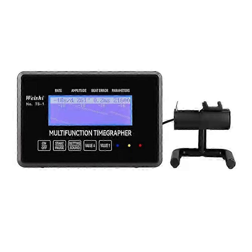 WeiShi 100~240V Mechanical Watch Timegrapher Rate Deviation Amplitude Polarization Lift Angle Cycle Test Multi-function Calibration Instrument Touchab