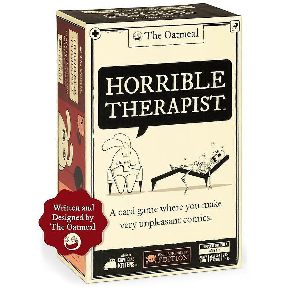 Therapy Card Game For Adults Hilarious Party Game For 3-8 Players With Endless Replayability