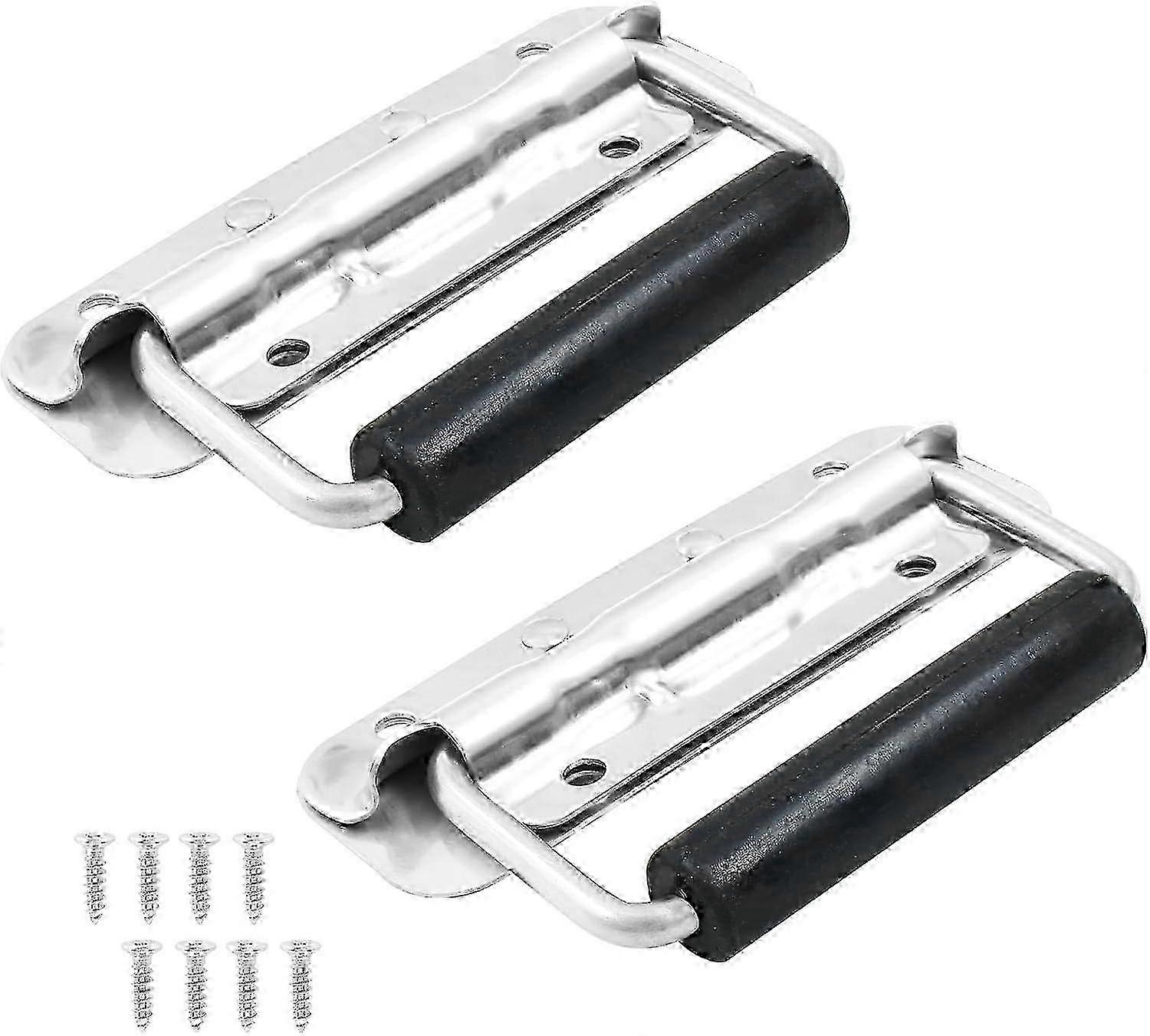 2025 2Pcs Spring Loaded Case Handles, 304 Stainless Steel Surface Mount Drawer Chest Handle Edition 1107