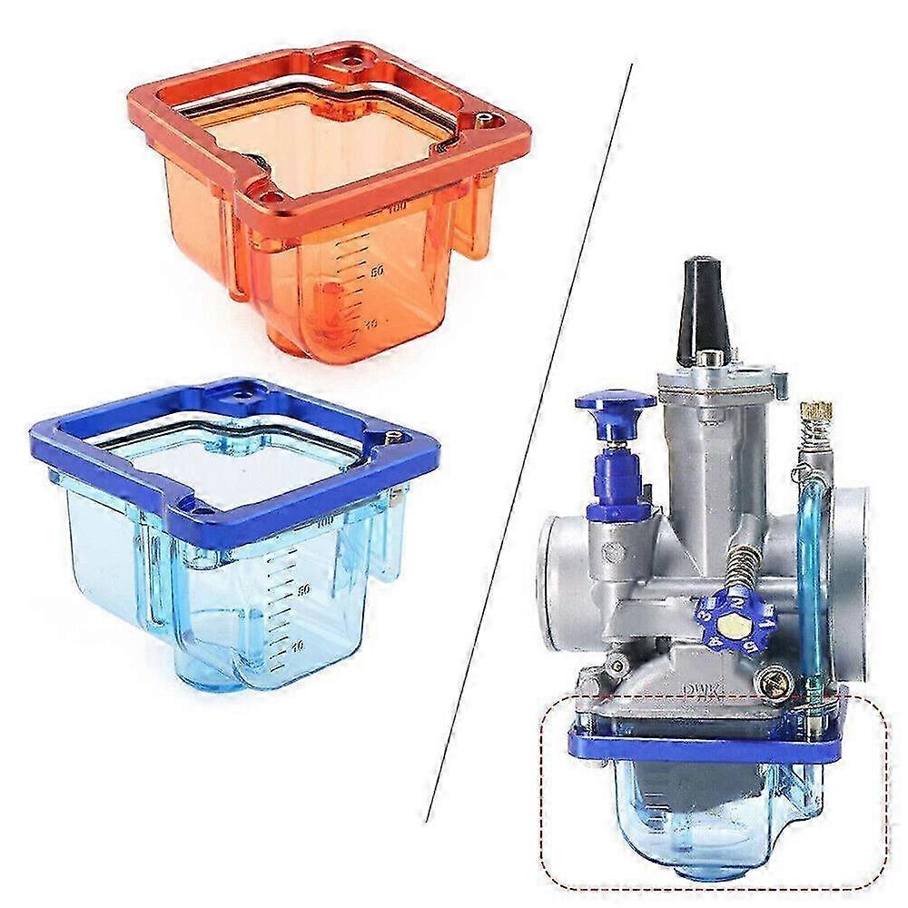 Compatible For I/II/III Carb 1x Transparent Carburetor Bottom Float Bowl Plastic Shell