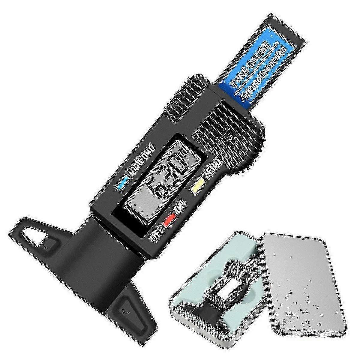 digital Tyre Depth Gauge Tire Tread Checker Electronic Tread Depth Tester With Lcd Display