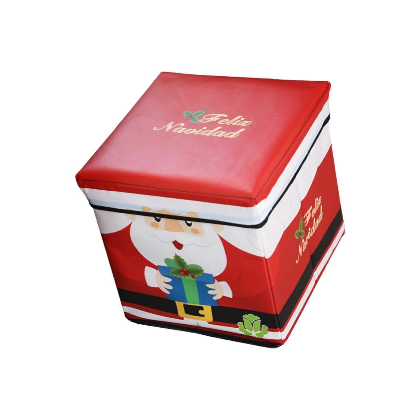 Foldable Storage Box for Christmas Decorations and Small Space Organization Multicolor
