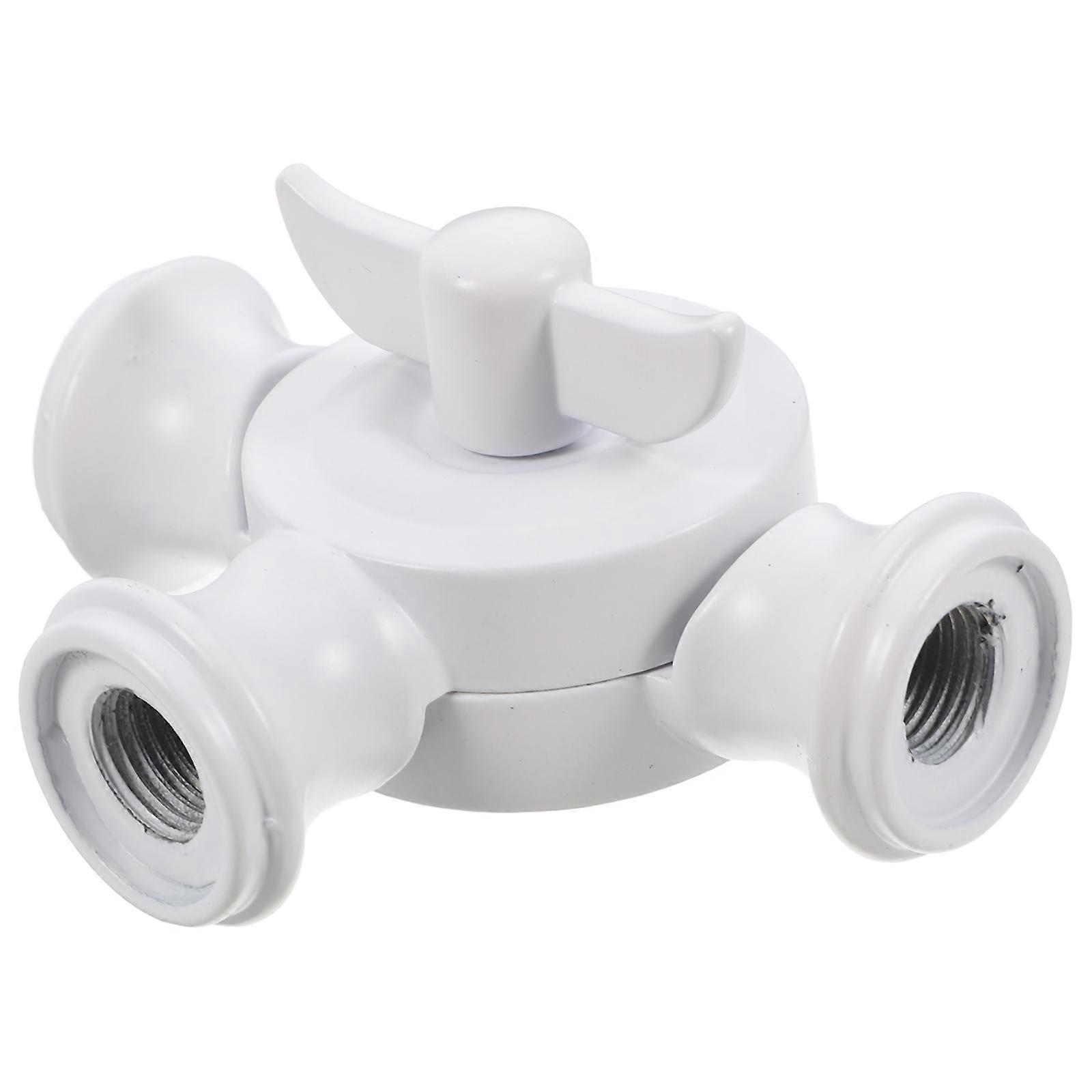 Wanxiangtou Adapter Light Socket to Plug Adapter for Light White Zinc Alloy