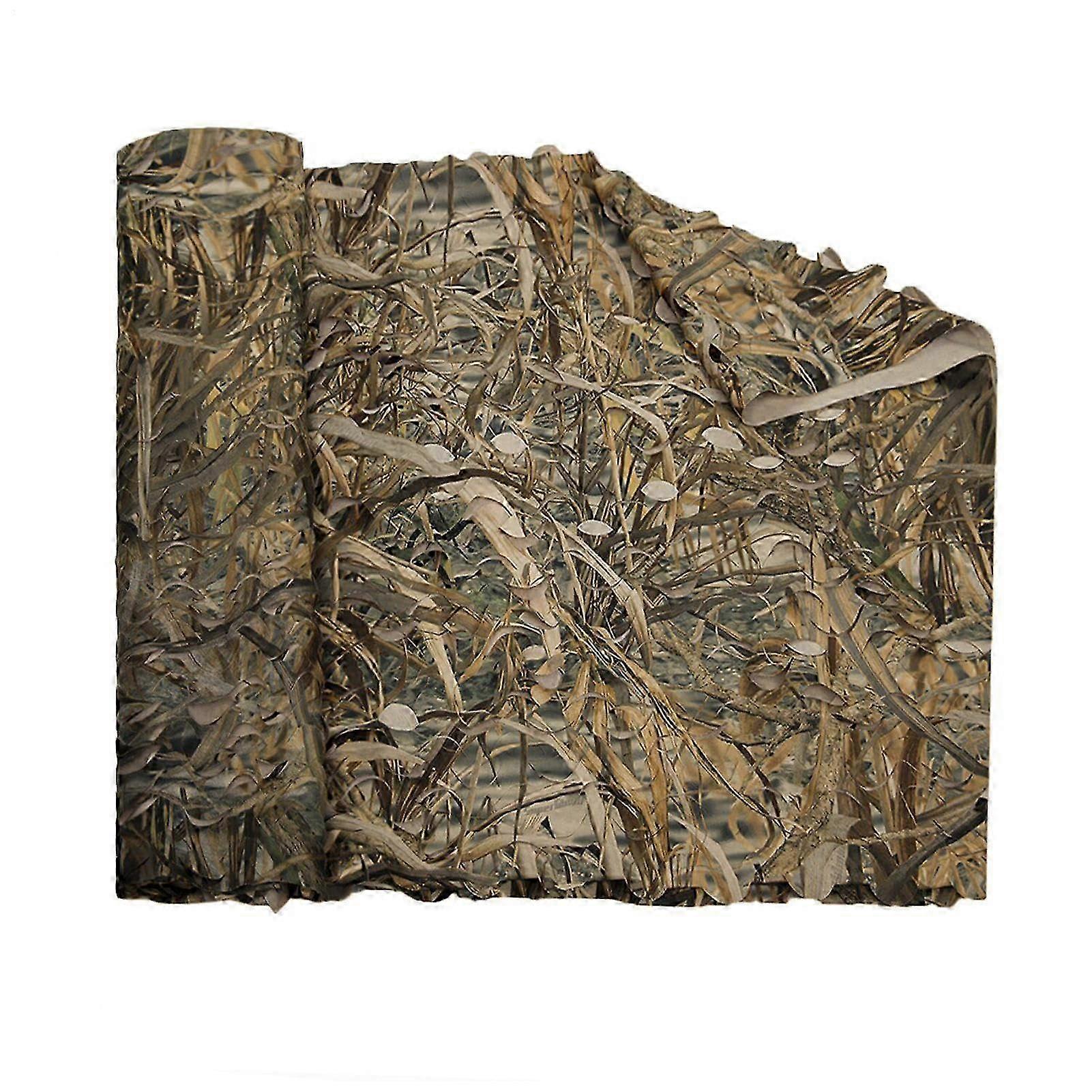 Ghillie Netting 5 X 10 Ft Camouflage Cover, Lightweight Netting Sheet, Portable Sunshade Canopy For Hunting 25-26