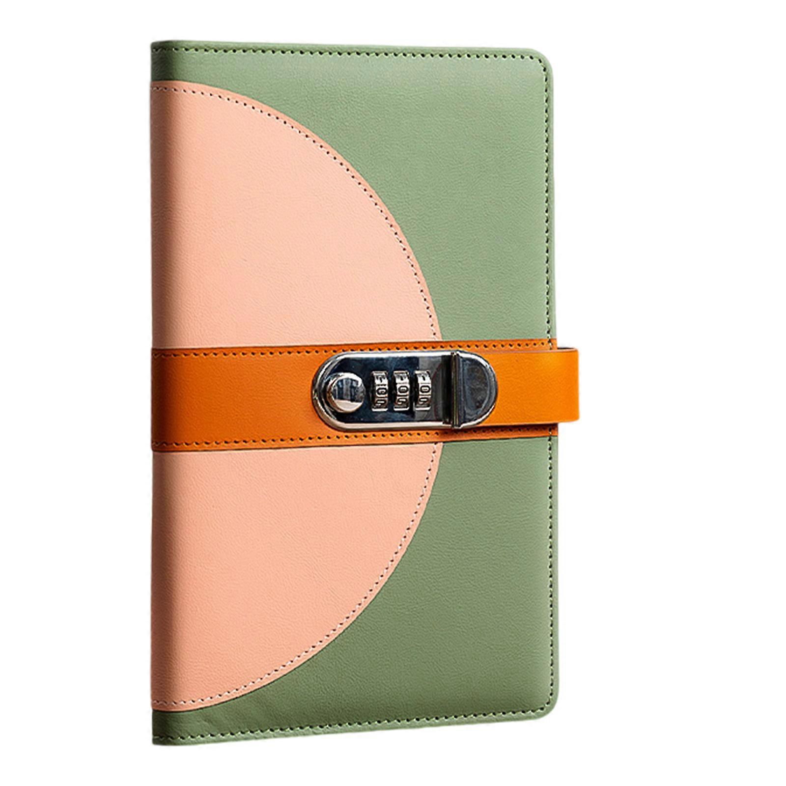 40 Pockets Receipt Folder with Combination Lock For Cheque Bank Card Bills Small Document Organiser 5.8x9.2Inch  pink.