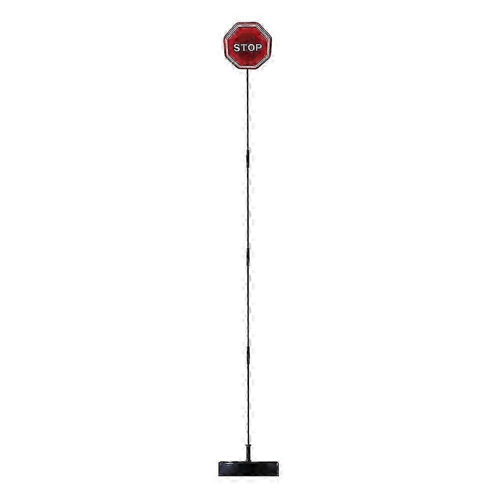 LED Flashing Stop Sign for Garage Parking Stop Sign with Bright Red LEDs and Adjustable Rod Maximize