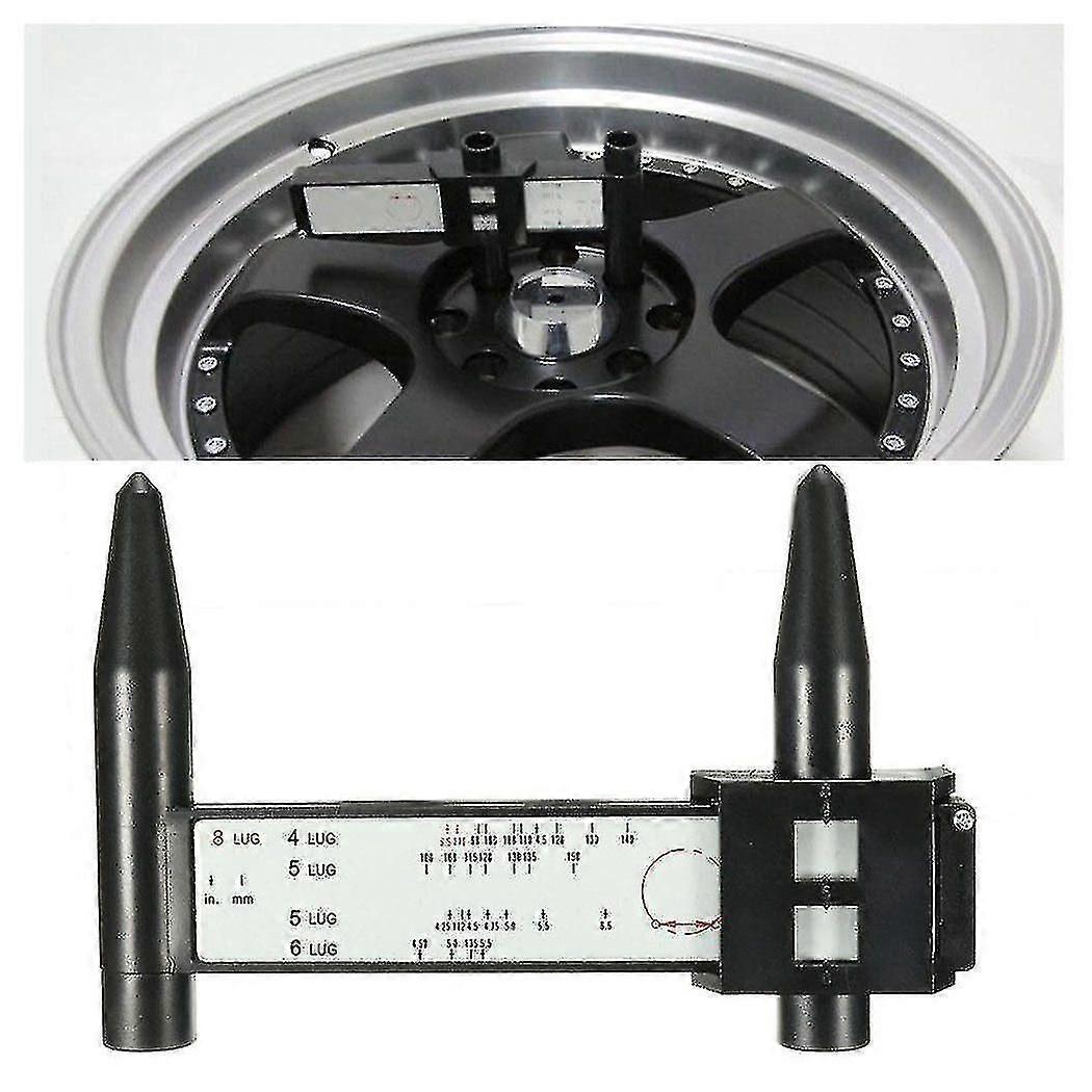 Pcd Gauge Ruler Rim Car Wheel Bolt Pattern Measuring Gauge Tool Hole 4 5 6 8 Lug