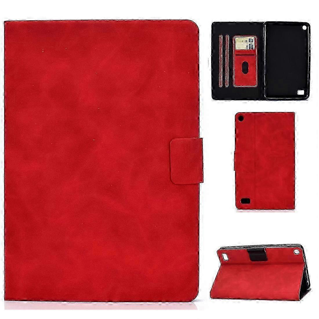 Cowhide Texture Horizontal Flip Leather Case with Holder & Card Slots & Sleep / Wake-up Function For Kindle Fire 7 2015 / 2017 / 2019 2025