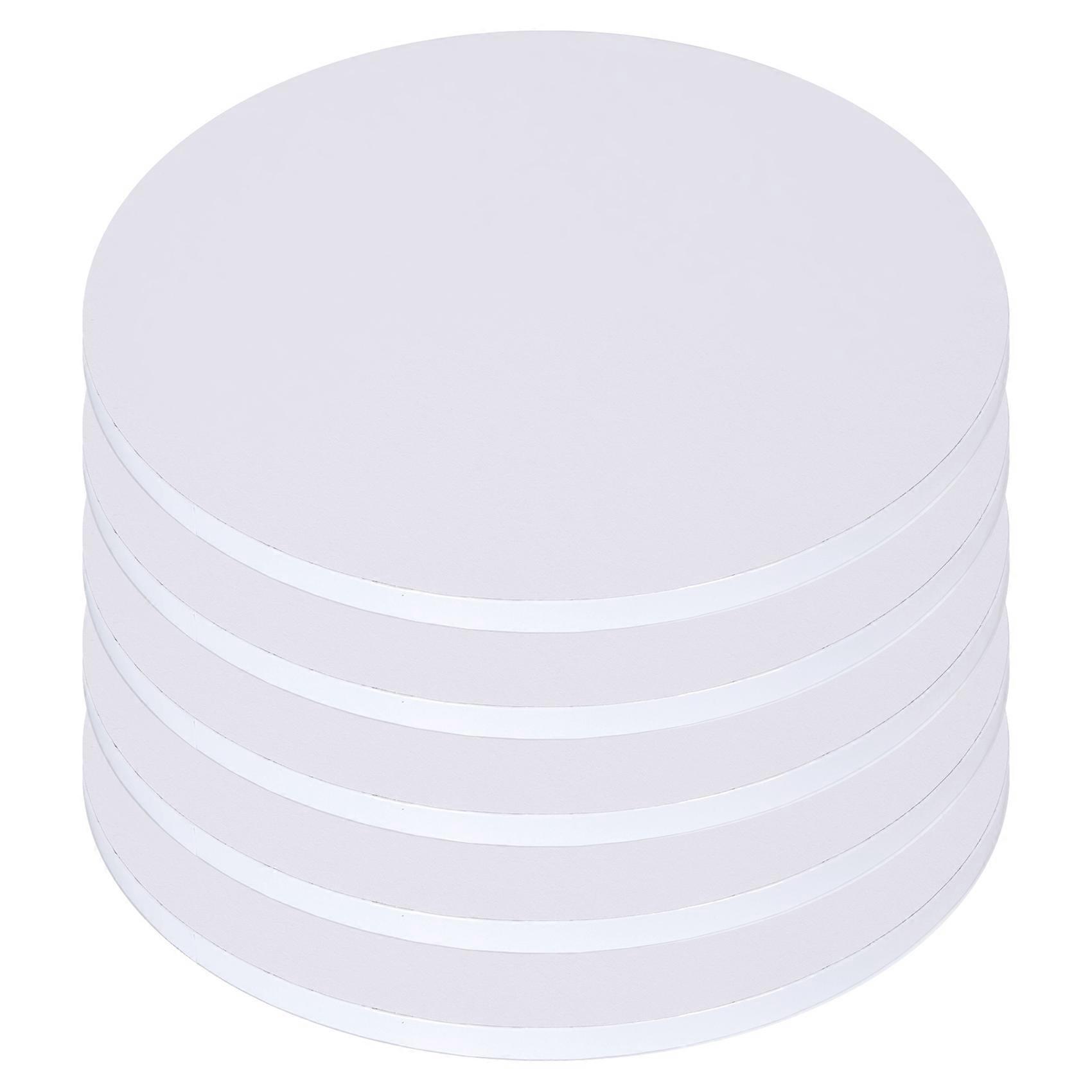 Cake Boards, 12 polegadas Cake Drum Cake Boards 12 polegadas Round - Bend Resistant Multi-Layered Cake Base para Displays 5PCS
