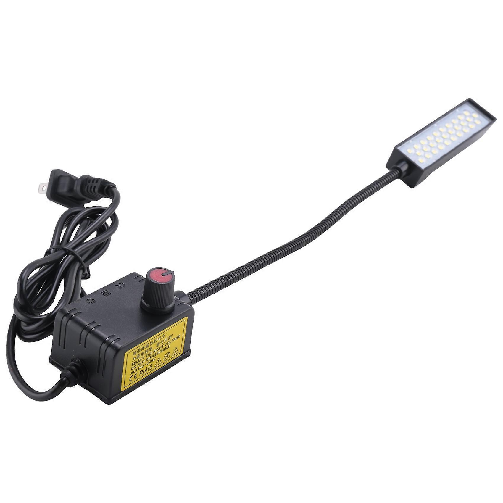 Dimmable 30 LED Sewing Machine Light Sewing Lighting for Workbench Lathe Drill Press Flexible Arm Work Lamp US Plug