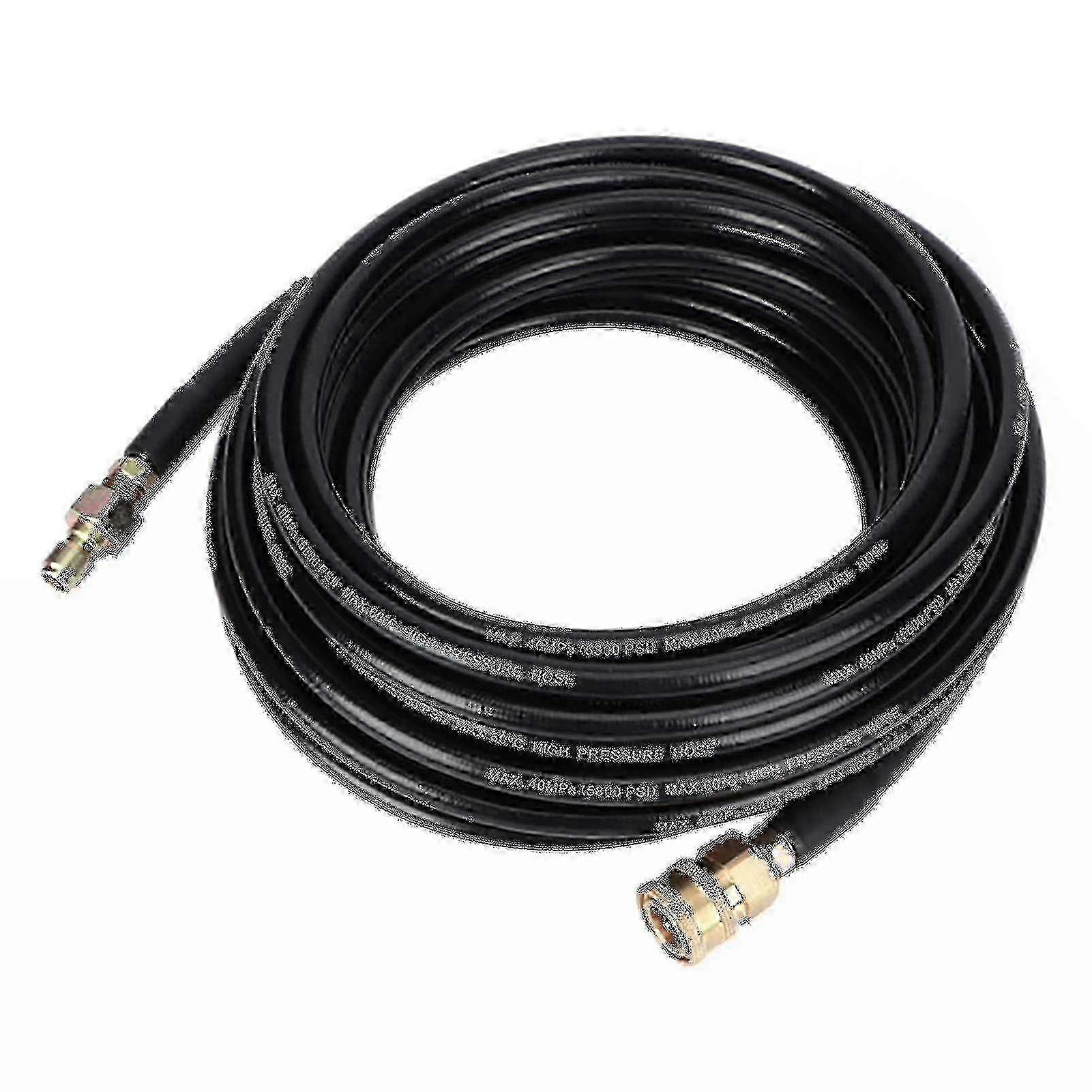 أسود 5800psi 50ft الضغط العالي غسالة أنبوب تنظيف خرطوم 3/8inch موصل سريع