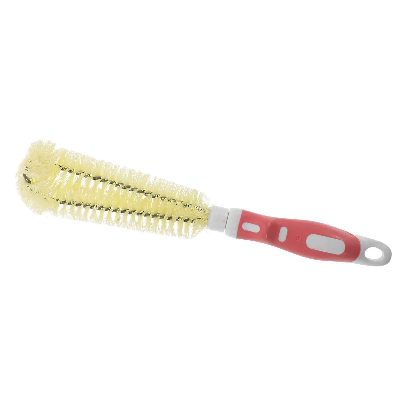 Water Bottle Cleaning Brush Extendable for Kitchen Use Durable Pink Tool