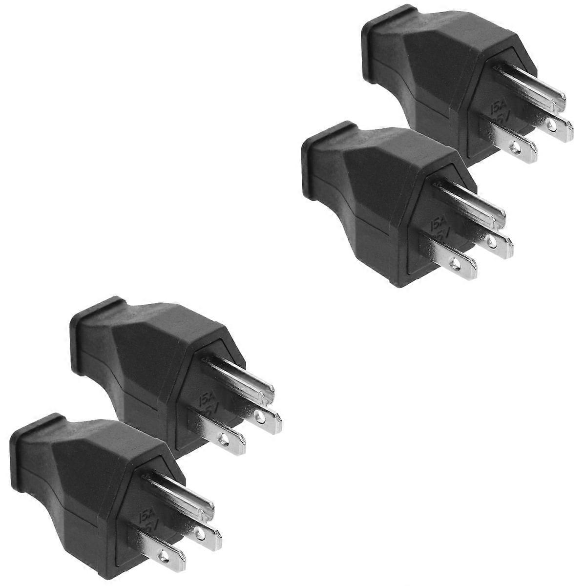 4 Pcs Plug Extension Cord 50 Amp Plug 3 Prong Plug Replacement Plug Replacement Grounding Plug