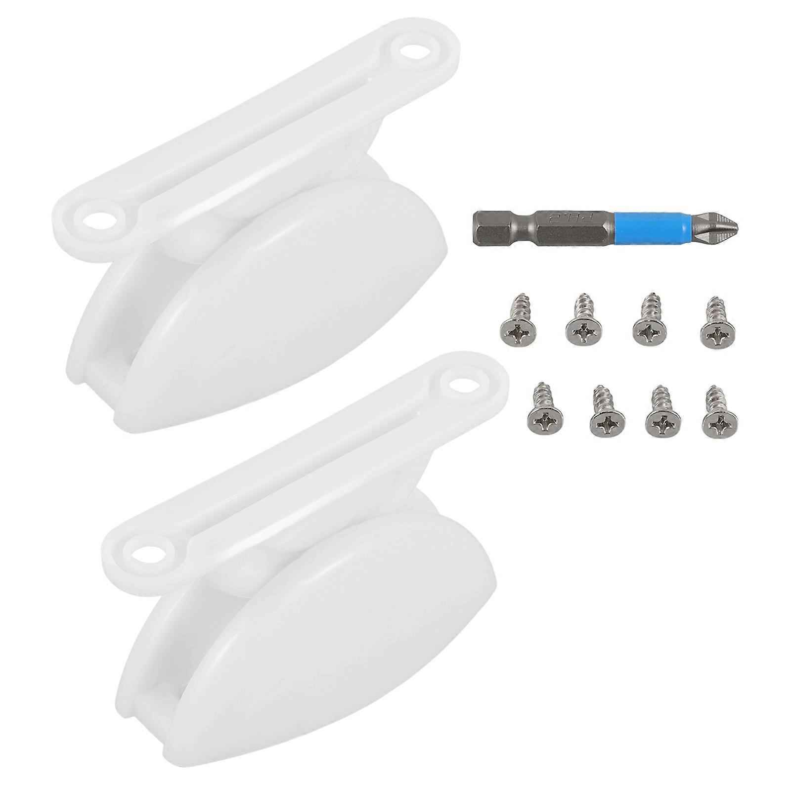 Black Nylon RV Door Retainers Heavy Duty Compatible with Various Models 2pcs