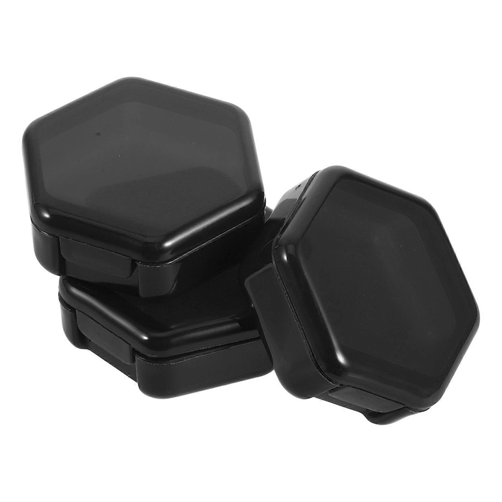 Portable Small Pill Container for Pill Storage Plastic Organizer 3Pcs