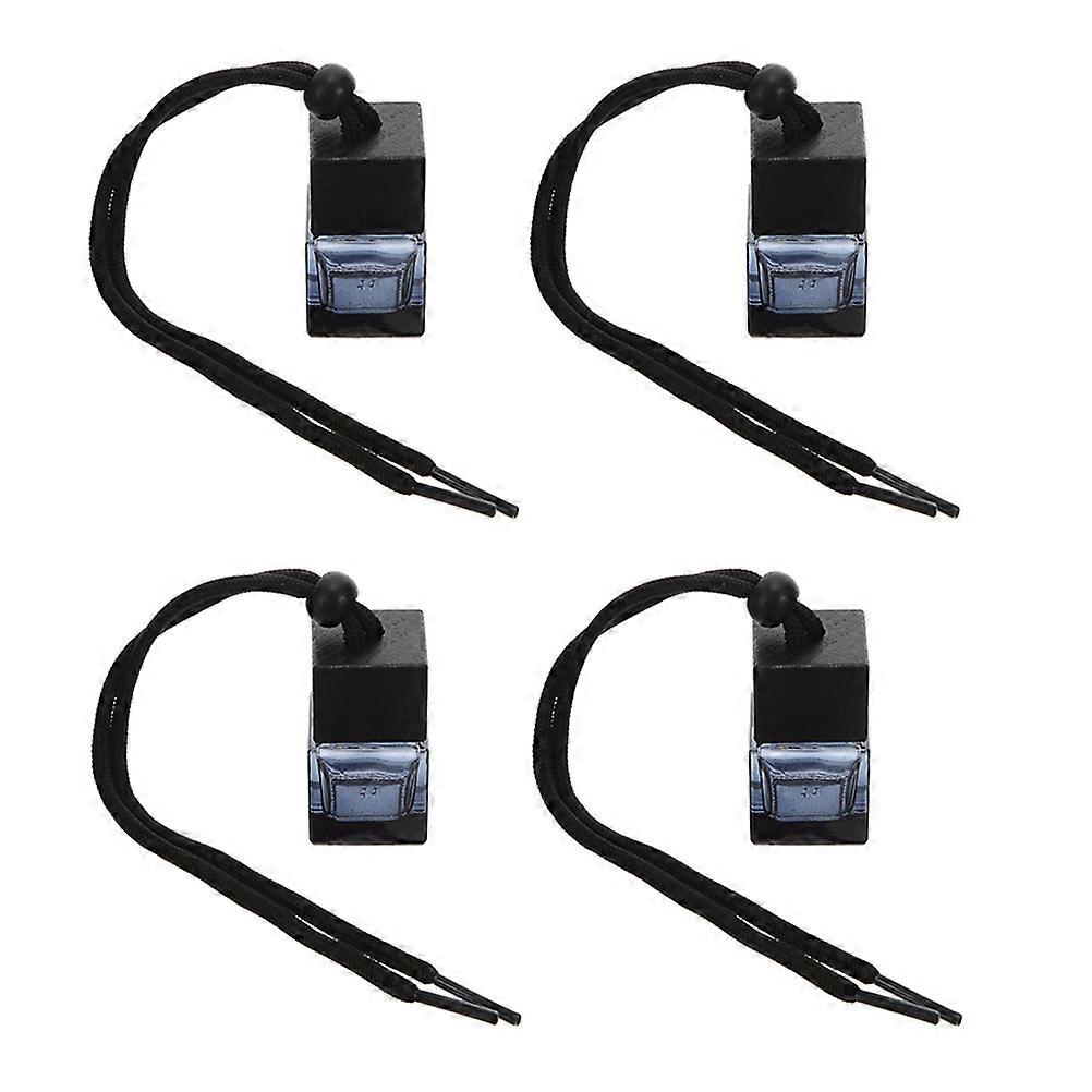 4pcs Hanging Car Air Freshener Empty Diffuser Bottles for Essential Oils Auto Home Office Decoration