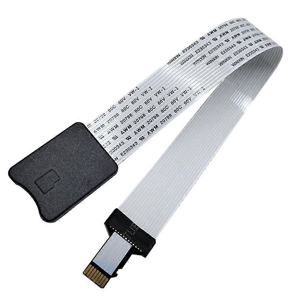 25CM Micro-SD to Micro-SD Card Extension Cable TF Memory Card Reader Extension Adapter Cable for 3D Printer