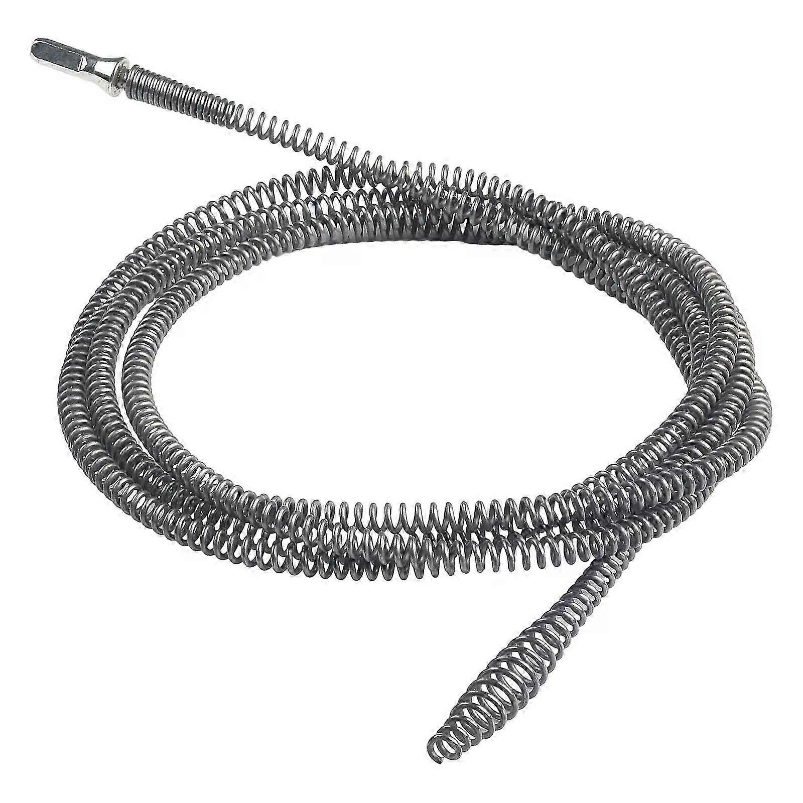 1PC Pipe Unblocker Tool Spring Pipe Dredging Tool Manganese Steel Spring Head Drainer Cleaner 3/2m 1M Electric Drill Connector