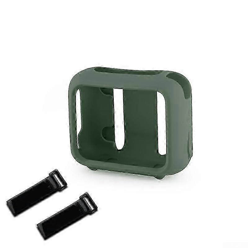 Robust Silicone Case for JBL Go 4 Portable Speaker, Shockproof and Practical Daily Use, Green Color