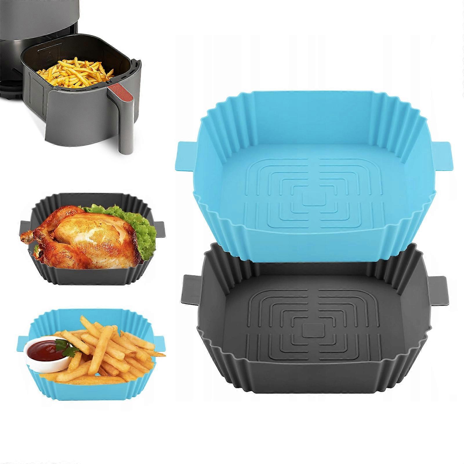 2 StüCk Silikonform FüR HeißLuftfritteuse 3-5L Airfryer ZubehöR Silikon Backform