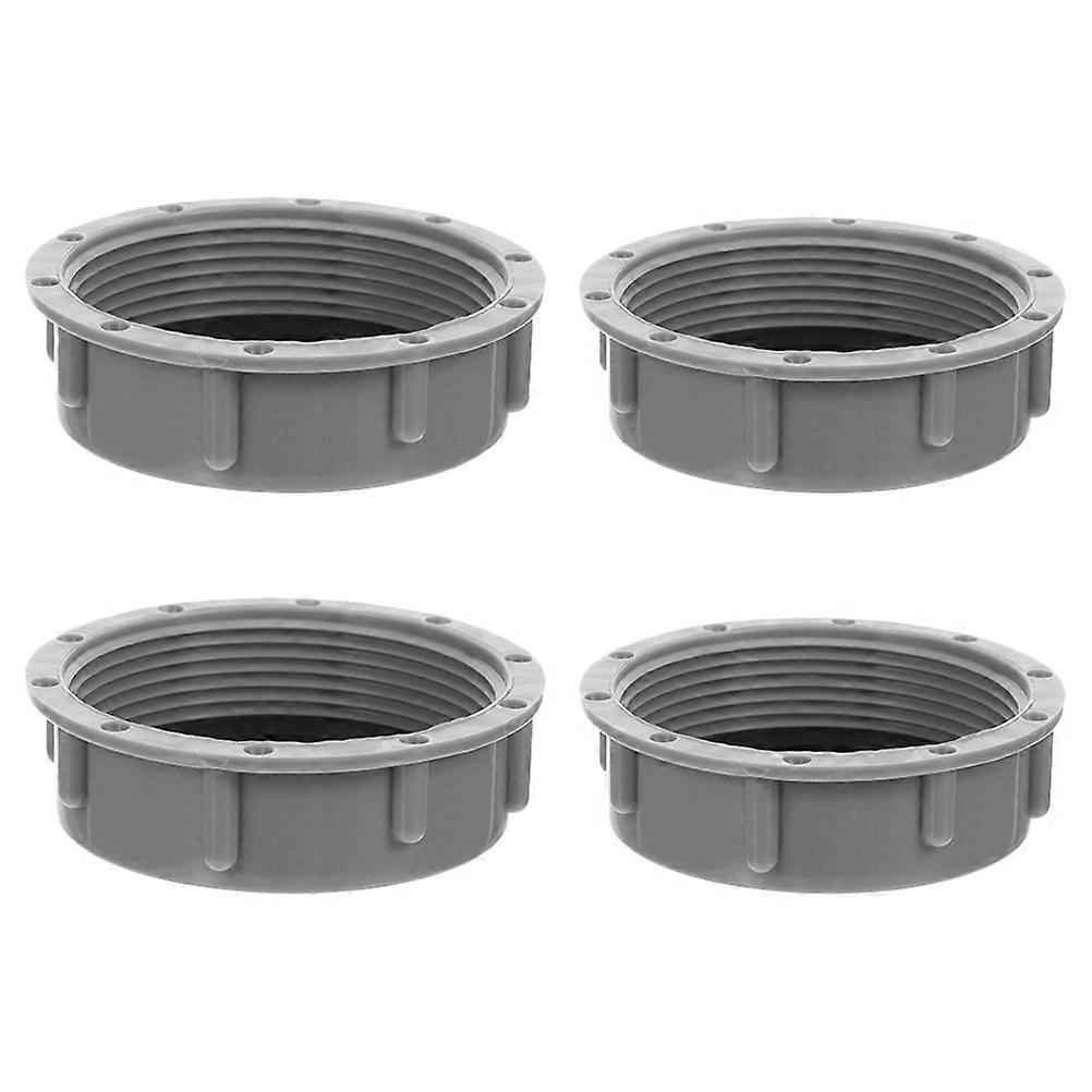 Pipe Covers Drain Pipe Caps Home Essentials Kitchen Tools Grey 4Pcs