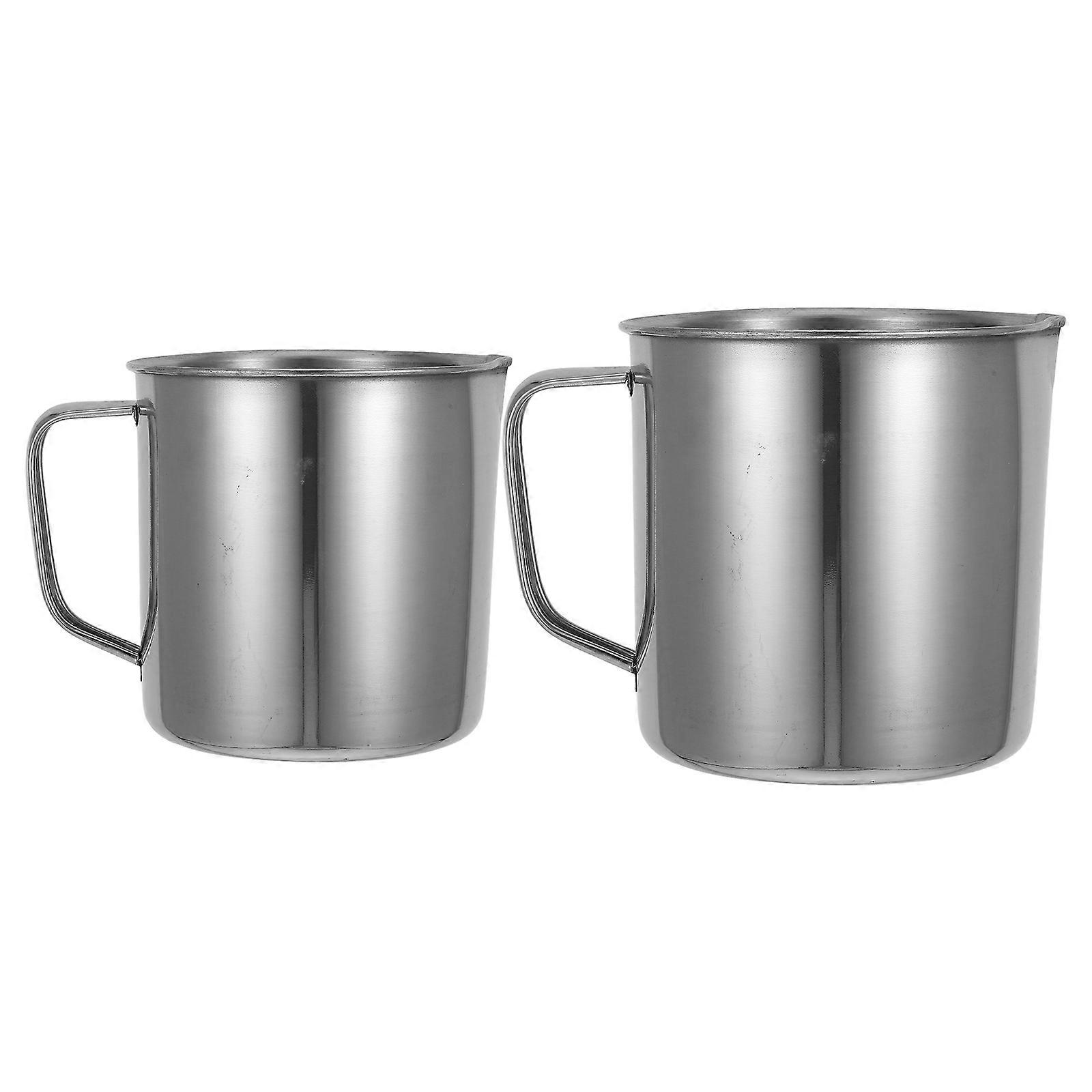 Stainless Steel Sturdy Measuring Cup for Kitchen Measuring 2Pcs