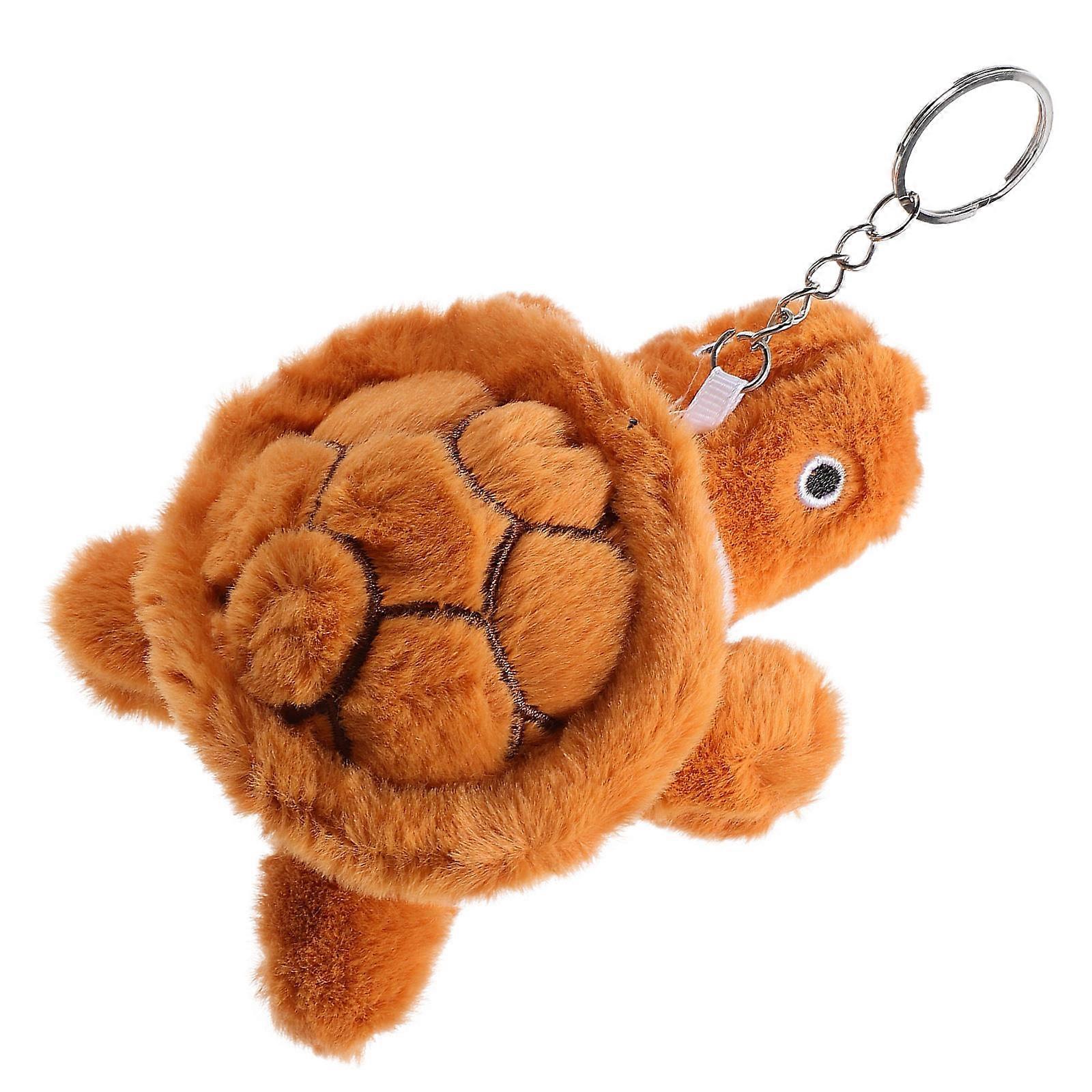 Stuffed Animal Keychain Turtle Pendant for Plush Decor