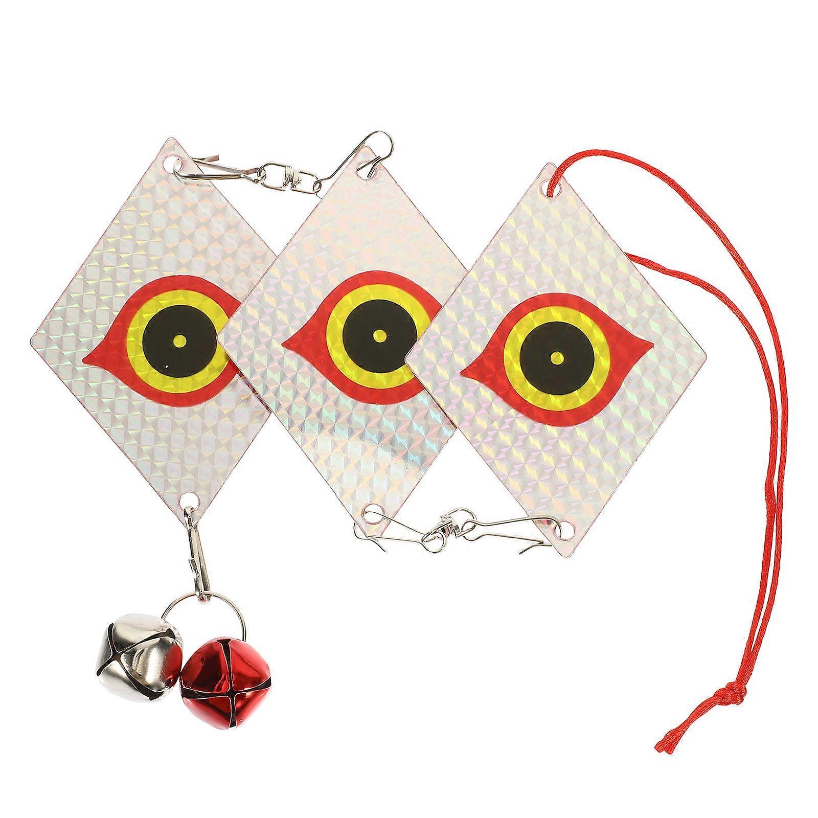 Bird Reflector Hanging Reflective Device for Home with Bells
