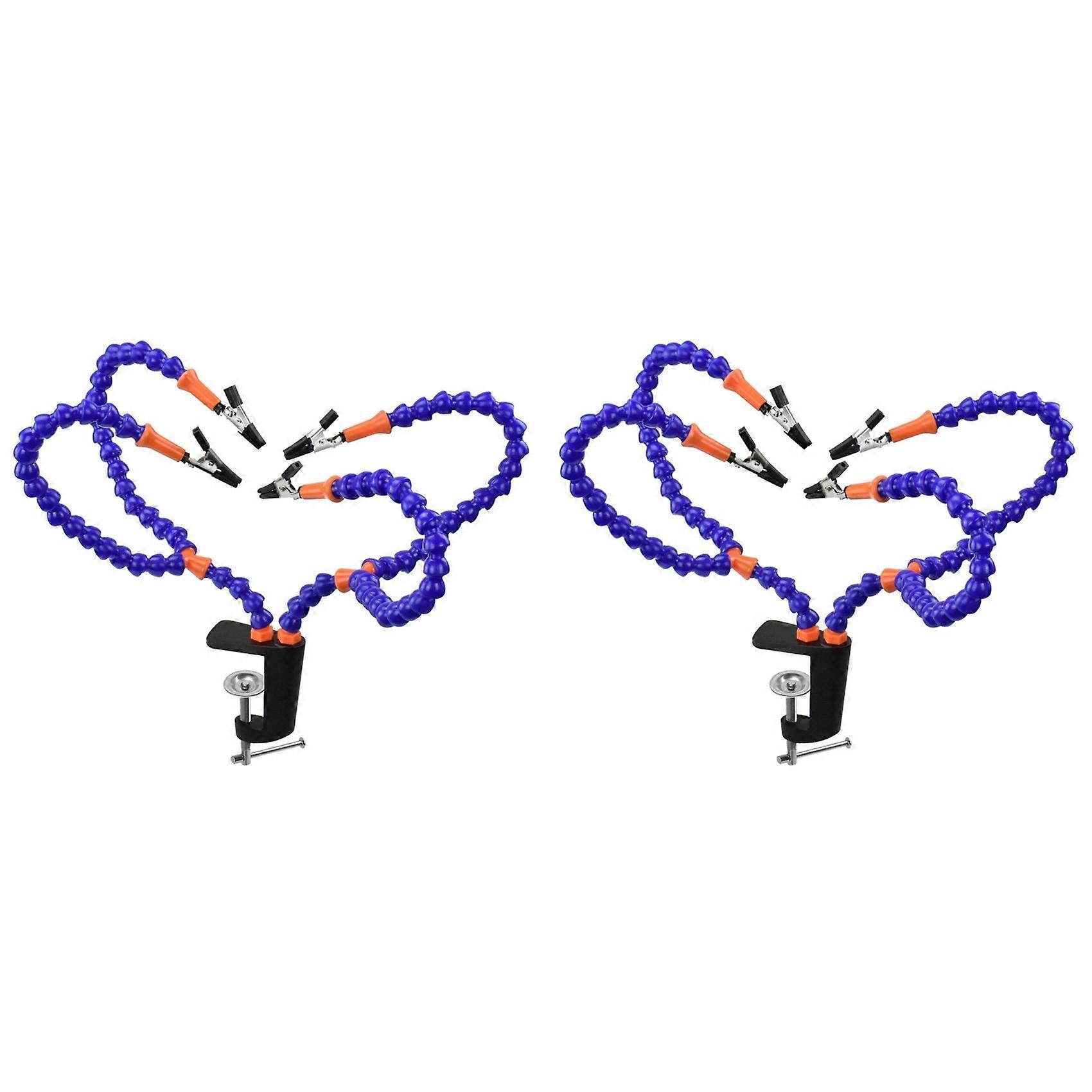 8 Pcs Flexible Arm Helping Hands Third Hand Soldering Tool PCB Holder Welding Stand for PCB Repairing Circuit Board