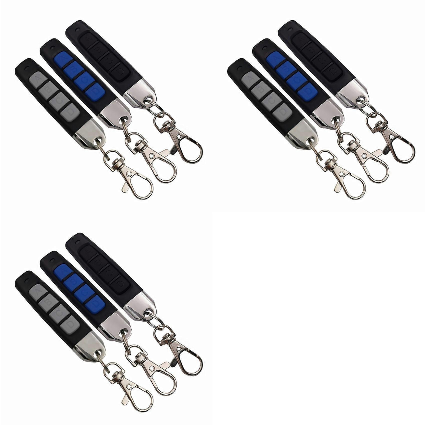 9pcs 4-in-1 Remote Control Duplicator,433MHz Copy Remote Controller,Wireless Cloning Key Fob Duplicator,Remote Control